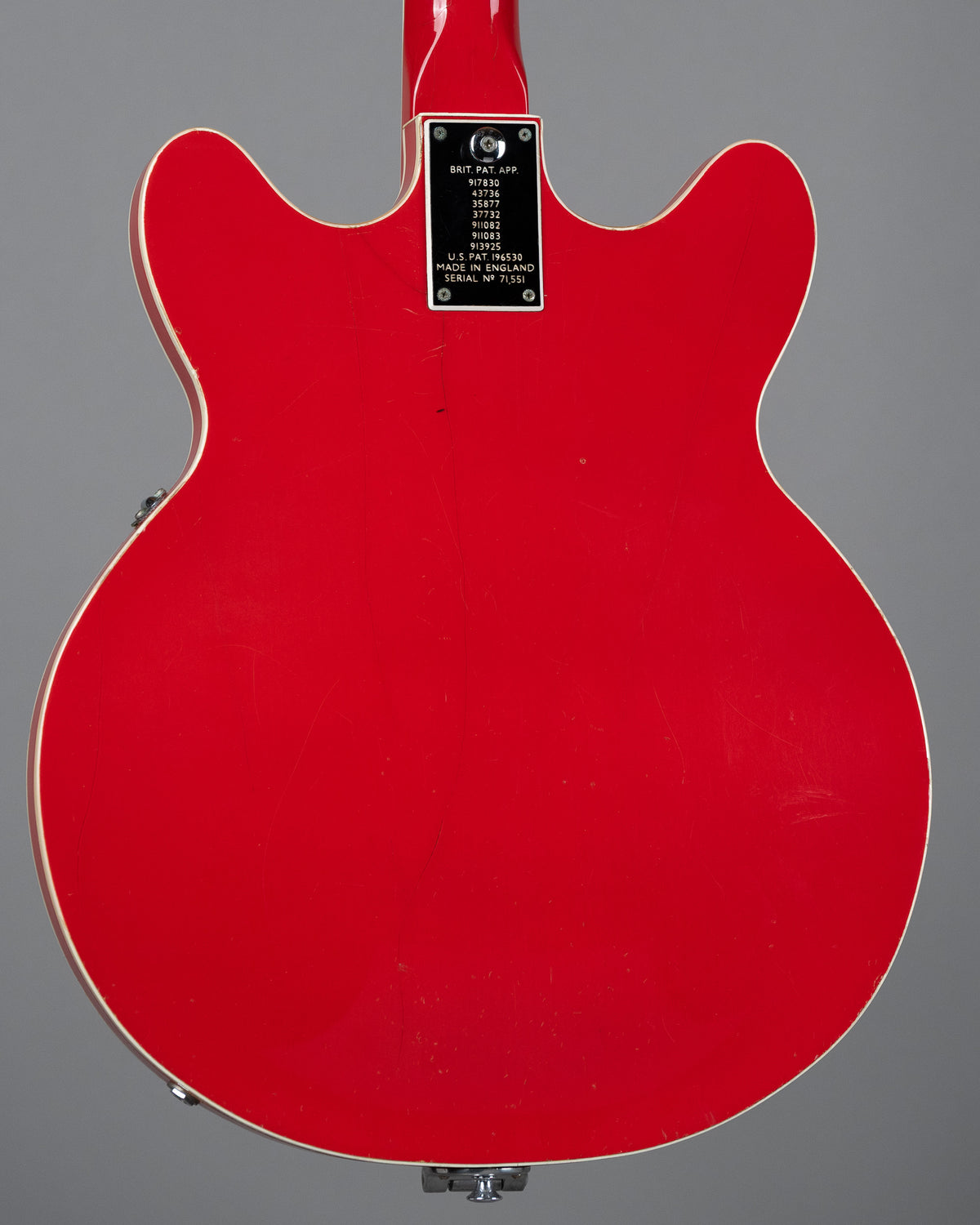 c1960s Burns Baldwin 706V Hollowbody (England, Red)