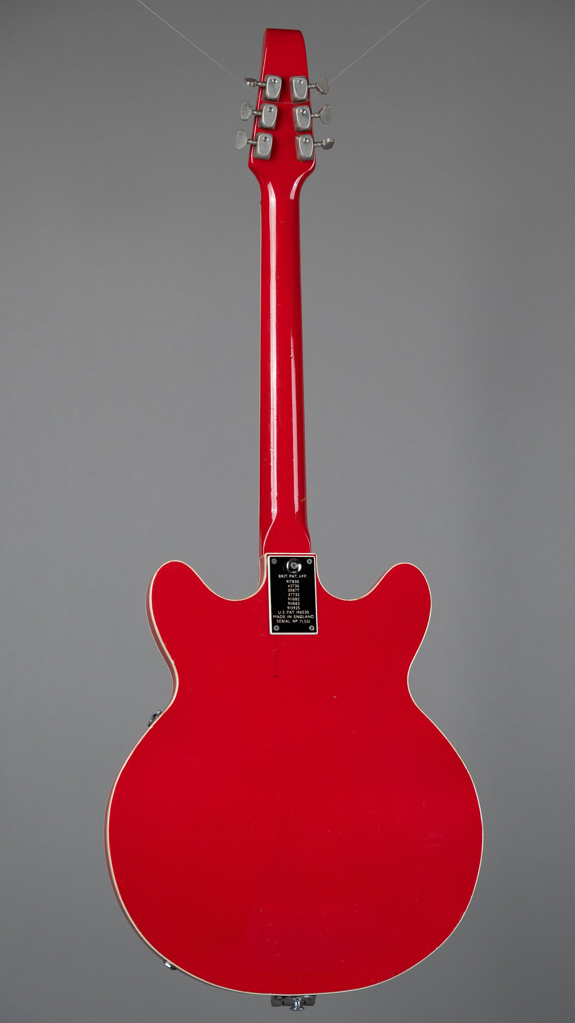 c1960s Burns Baldwin 706V Hollowbody (England, Red)