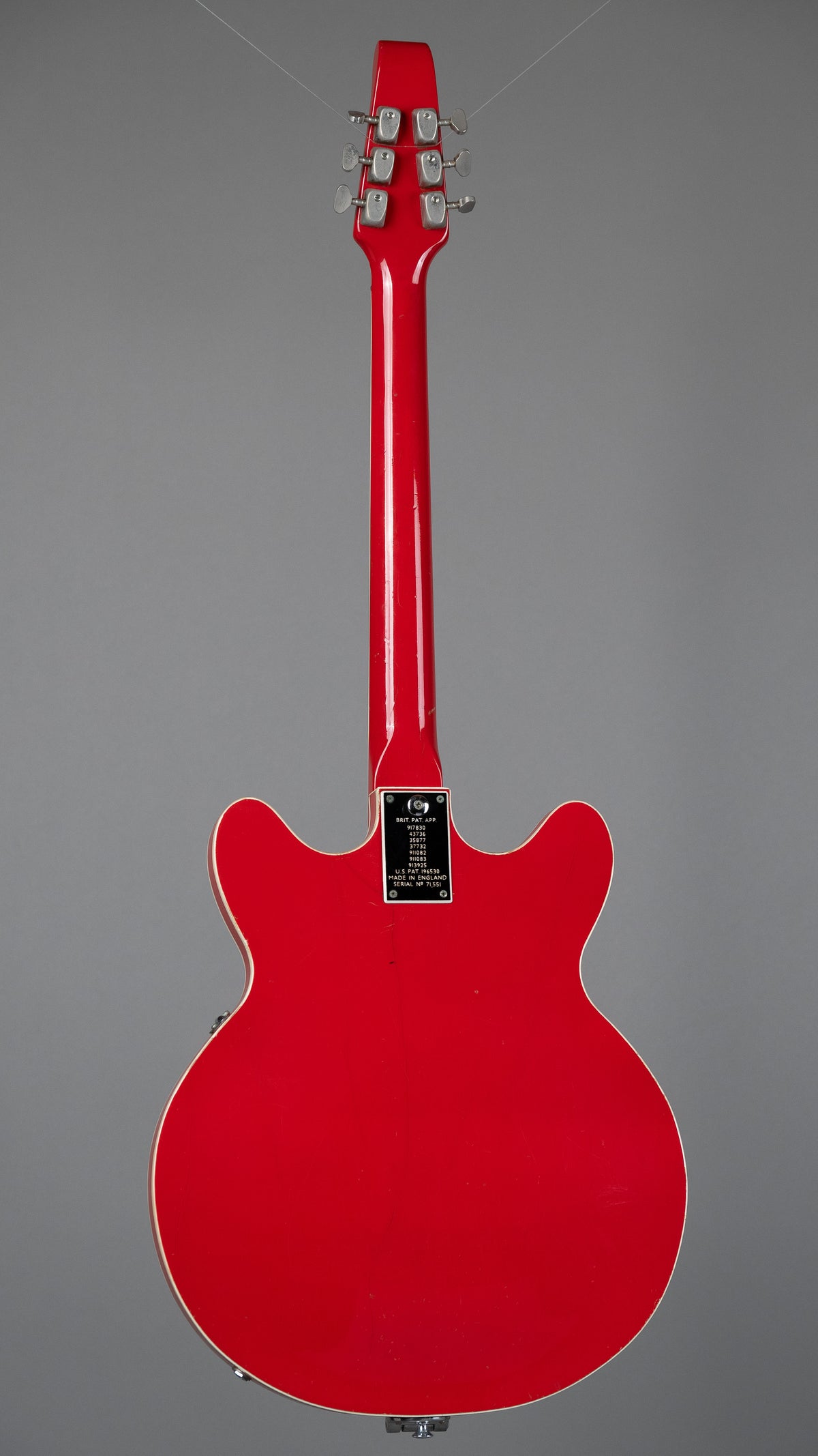 c1960s Burns Baldwin 706V Hollowbody (England, Red)