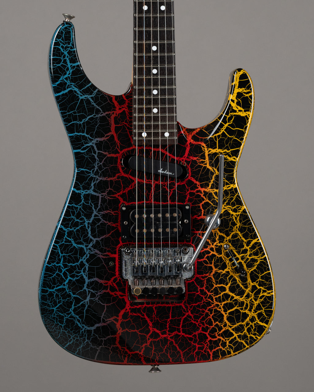 1988 Charvel Fusion Deluxe Japan Rainbow Crackle 1988-charvel-fusion-deluxe-japan-rainbow-crackle