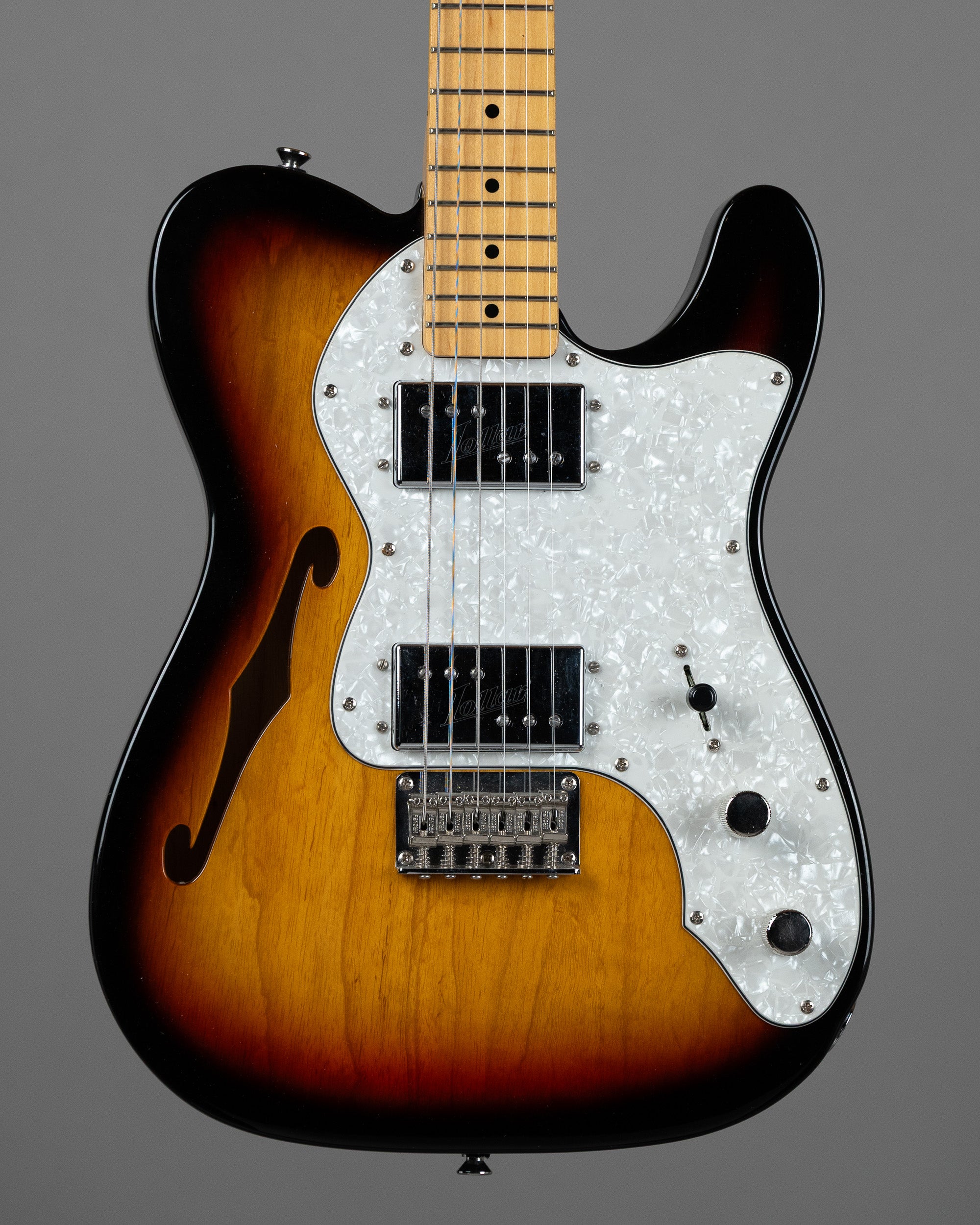 2014 Squier Classic Vibe Thinline (China, Sunburst, Lollar Pickups, Fender Hardcase)