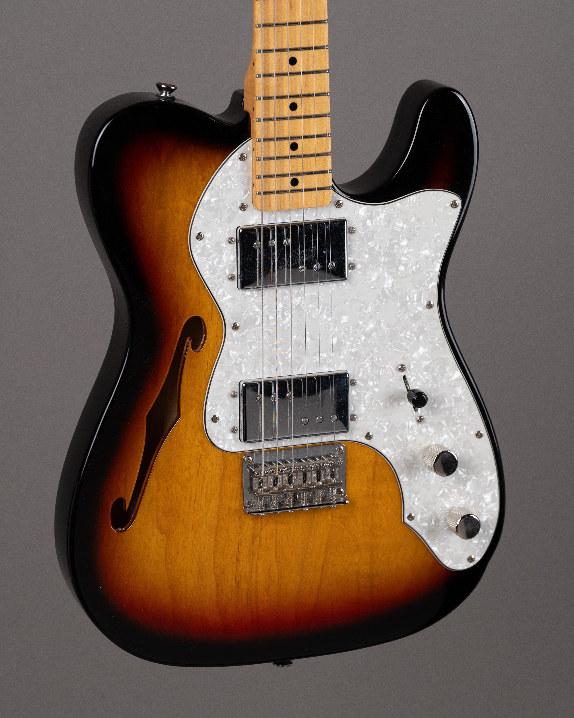 2014 Squier Classic Vibe Thinline (China, Sunburst, Lollar Pickups, Fender Hardcase)