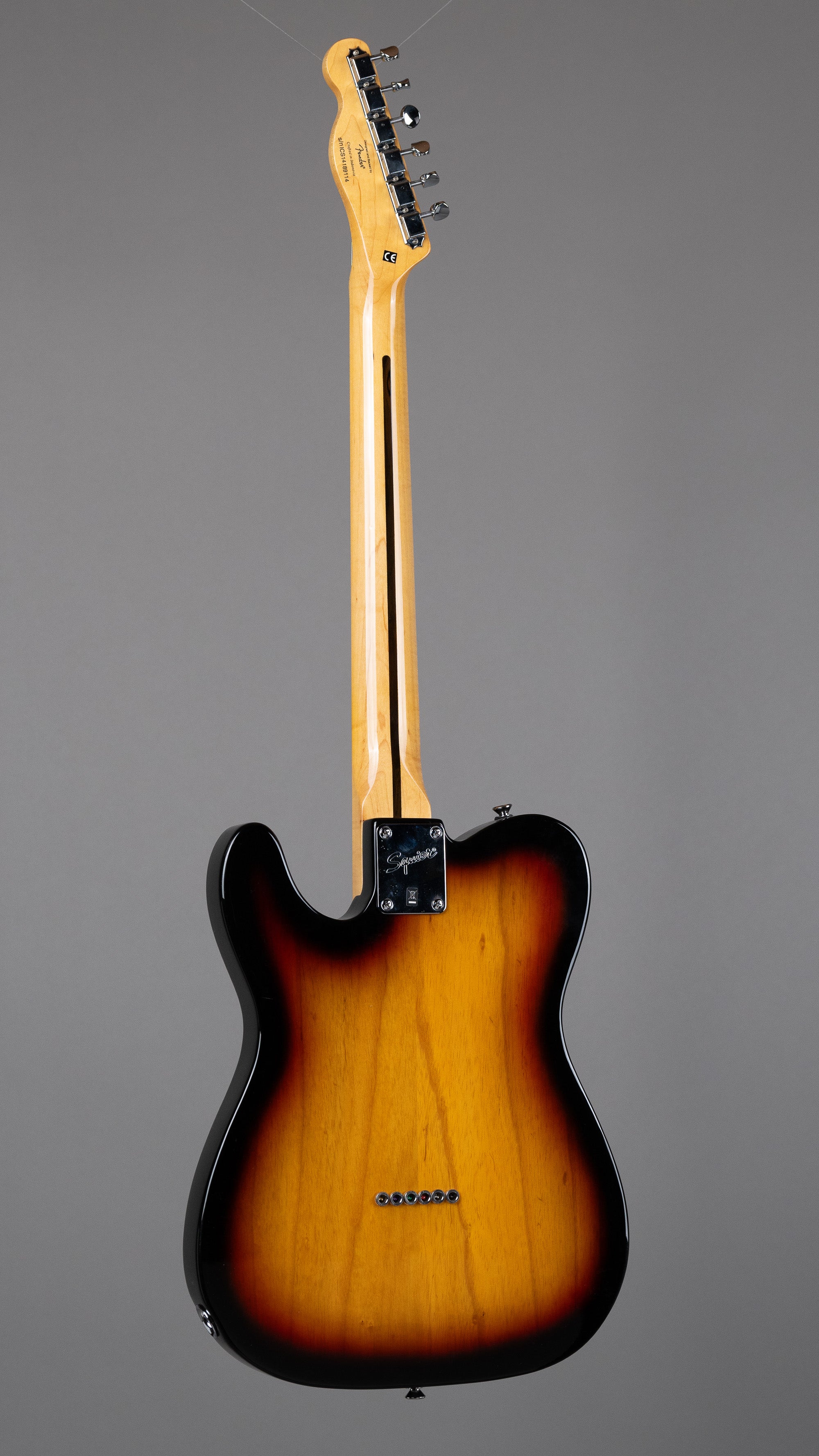 2014 Squier Classic Vibe Thinline (China, Sunburst, Lollar Pickups, Fender Hardcase)