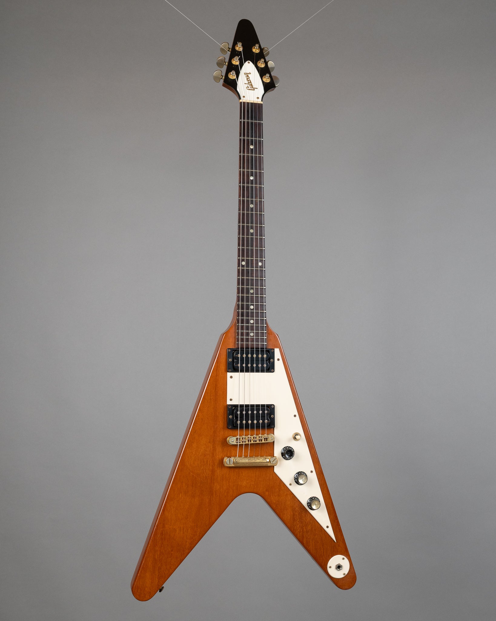2001 Gibson LTD 58 Reissue Flying V (USA, Natural, HSC)