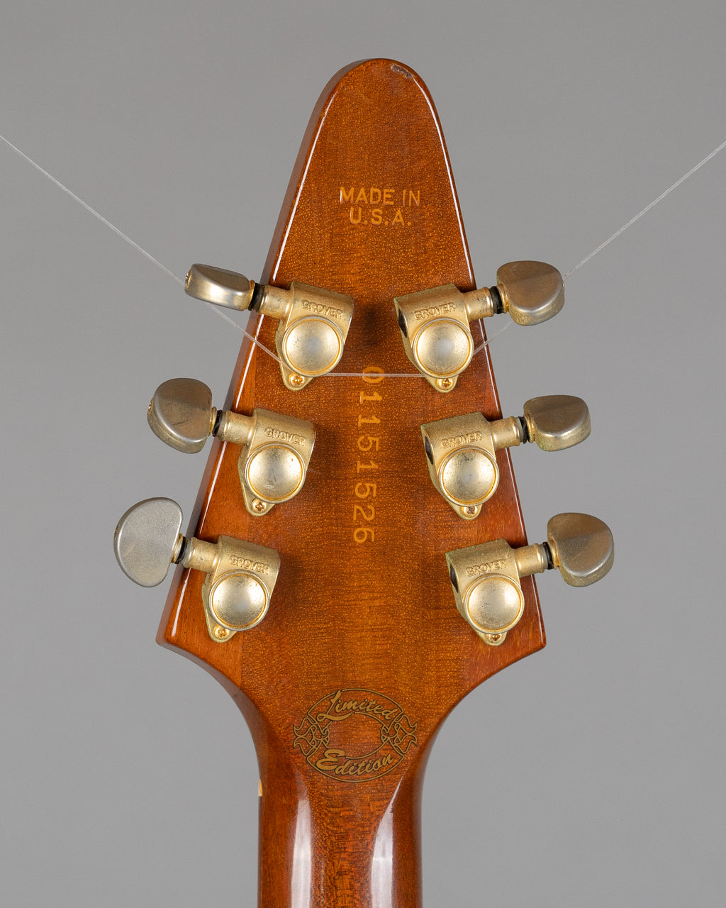 2001 Gibson LTD 58 Reissue Flying V (USA, Natural, HSC)