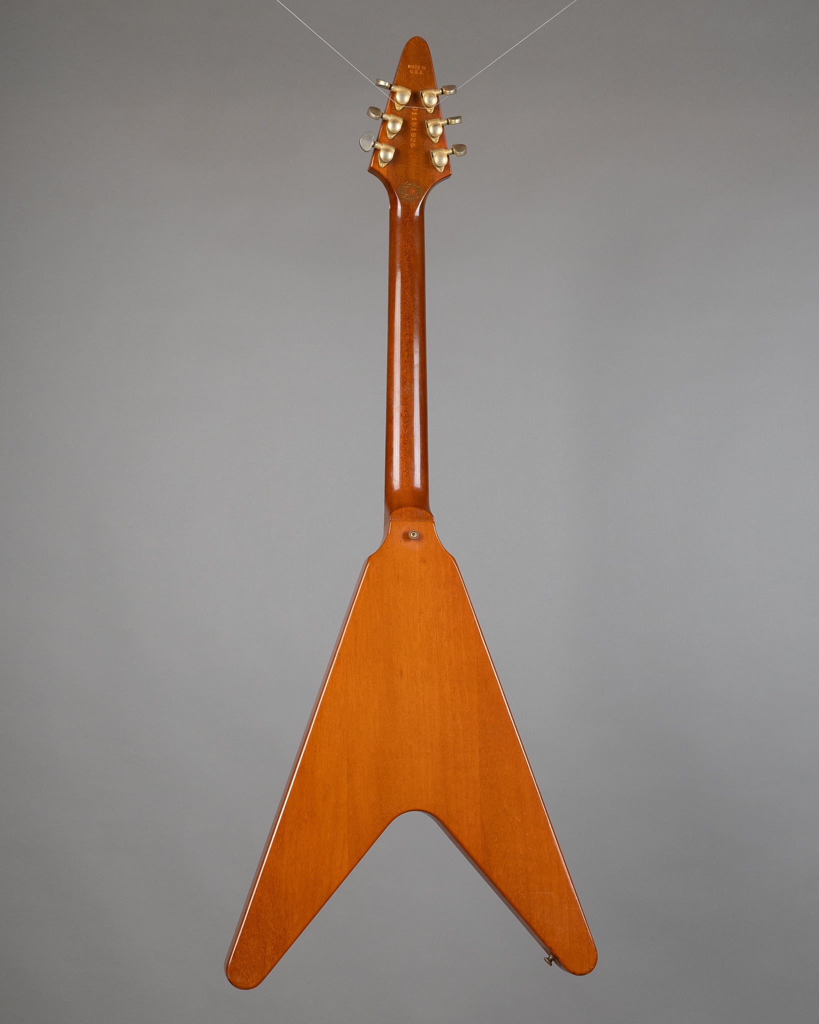 2001 Gibson LTD 58 Reissue Flying V (USA, Natural, HSC)