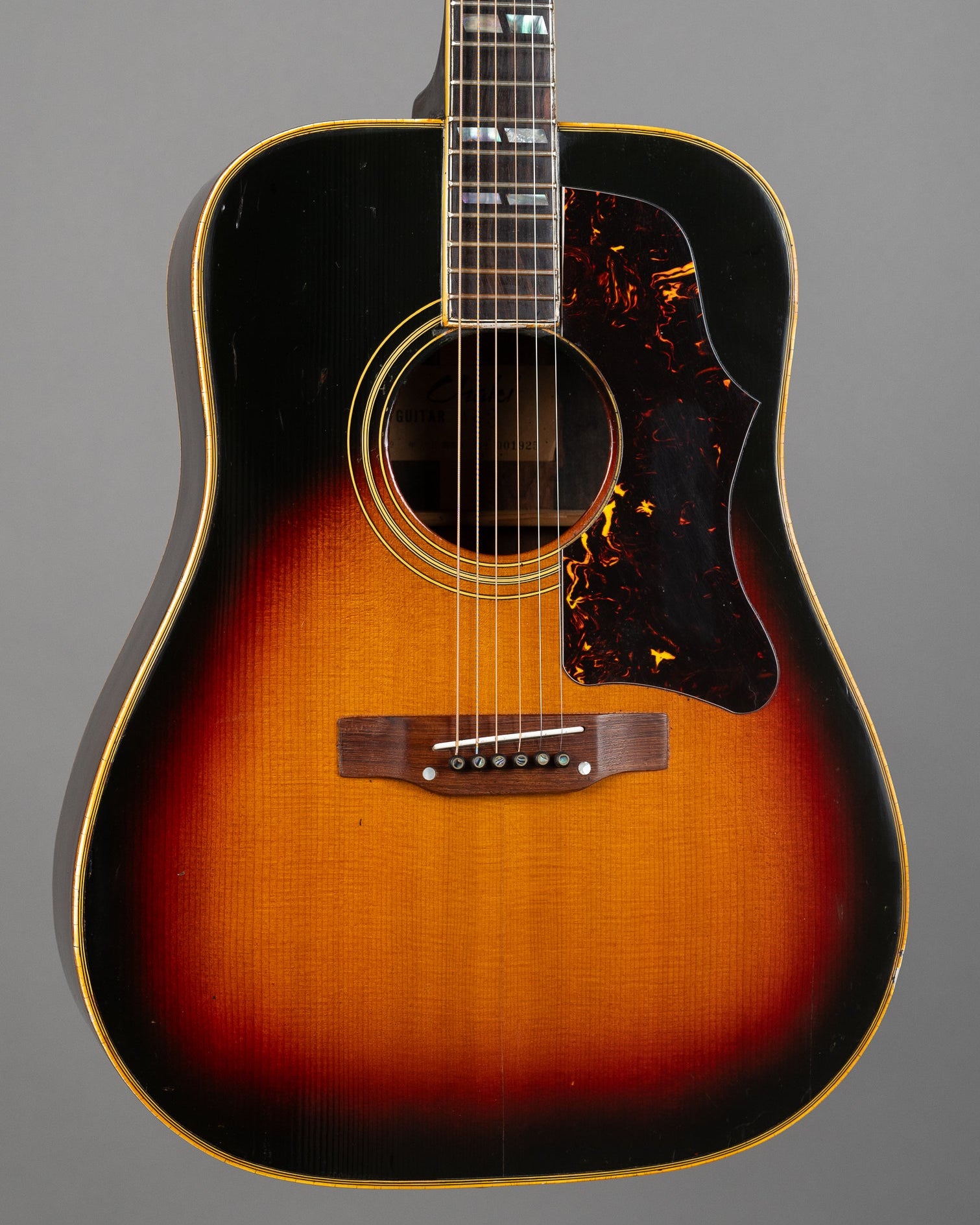 c1970s Chaki W-3 'Southern Jumbo' Acoustic (Japan, Sunburst, HSC)