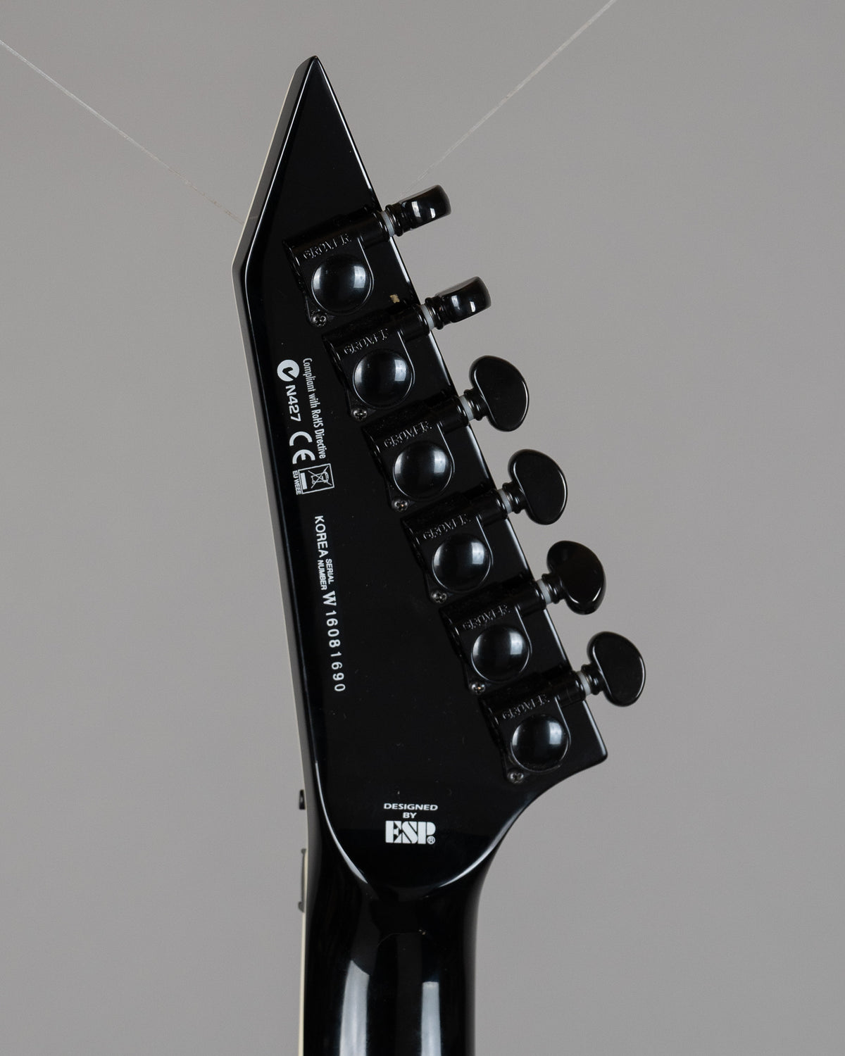 2016 LTD Jeff Hanneman JH-600 (Korea, Black, OHSC)