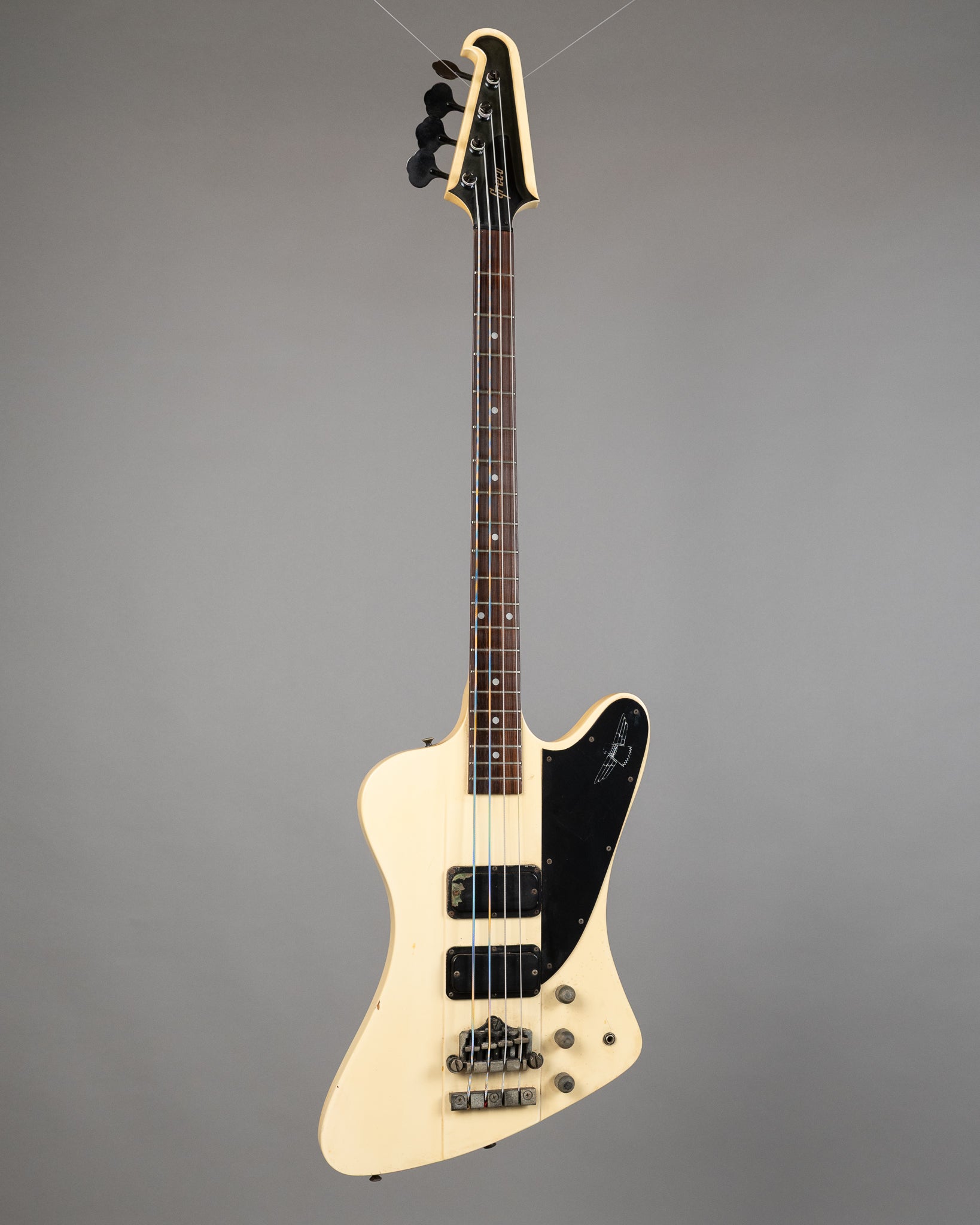 1989 Greco TB-65 Thunderbird Bass (Japan, Alpine White)