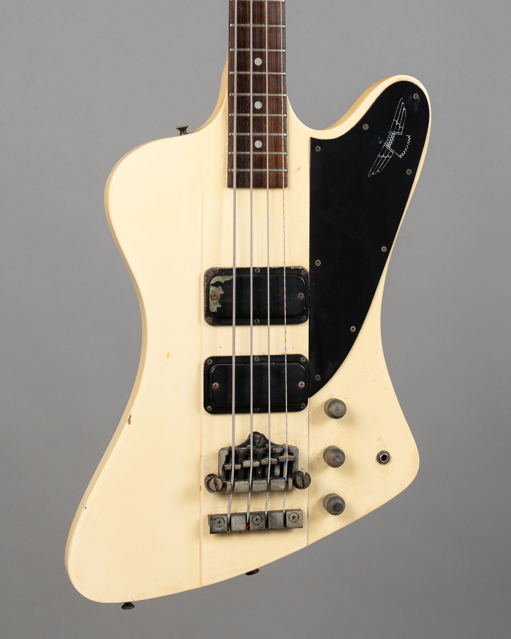 1989 Greco TB-65 Thunderbird Bass (Japan, Alpine White)