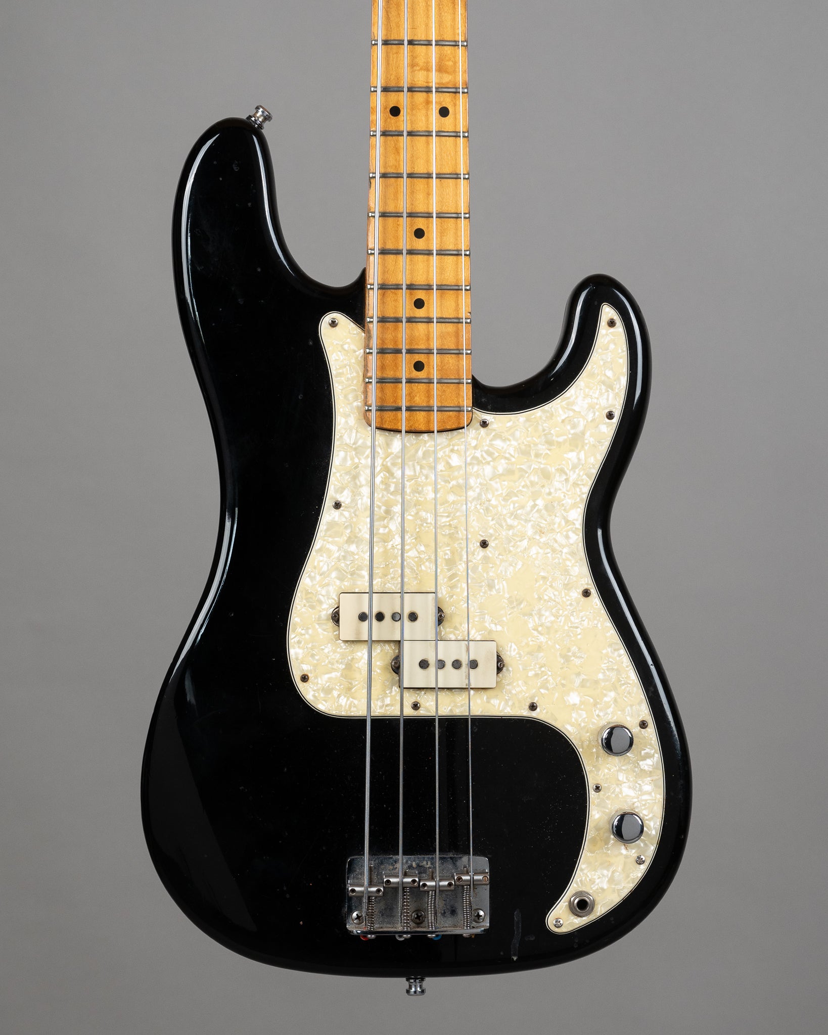 1983 Fender Fullerton Factory Standard Precision Bass (USA, Black, OHSC)