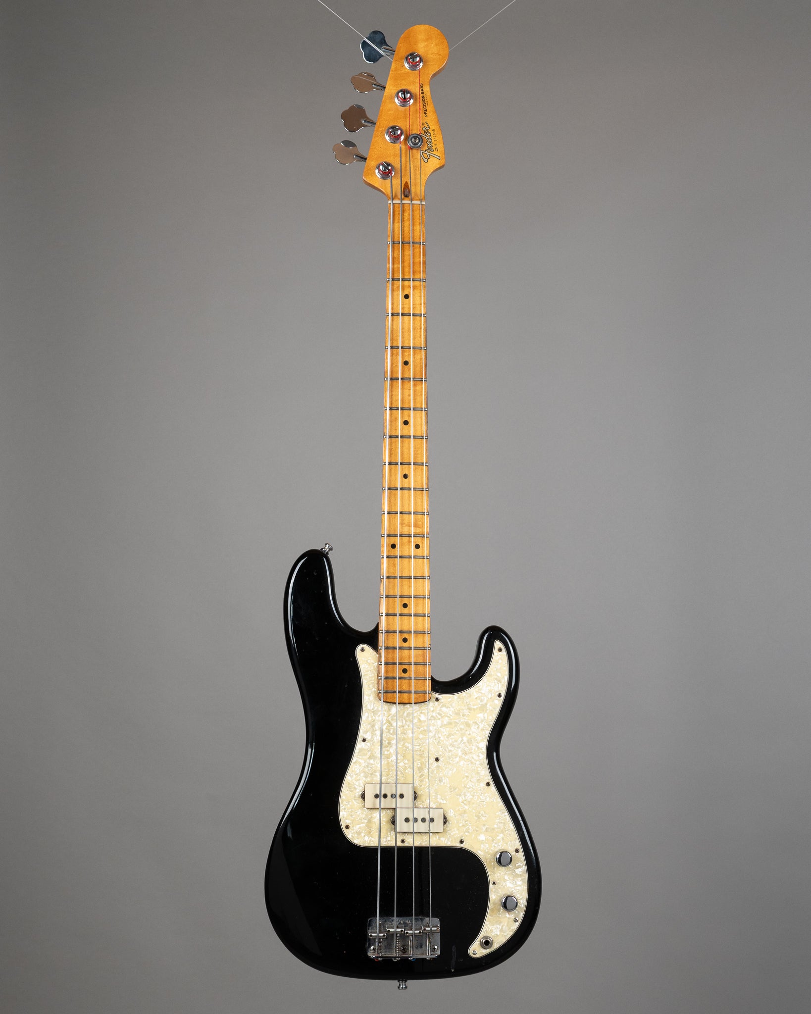 1983 Fender Fullerton Factory Standard Precision Bass (USA, Black, OHSC)