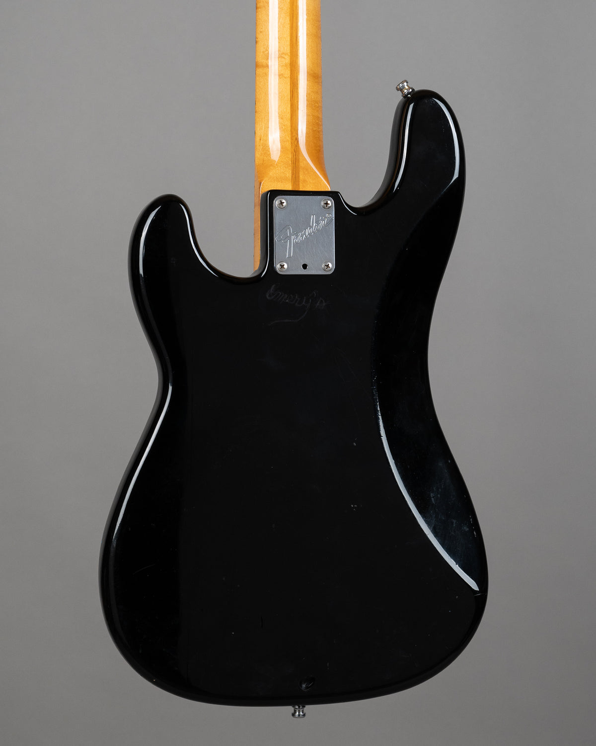1983 Fender Fullerton Factory Standard Precision Bass (USA, Black, OHSC)
