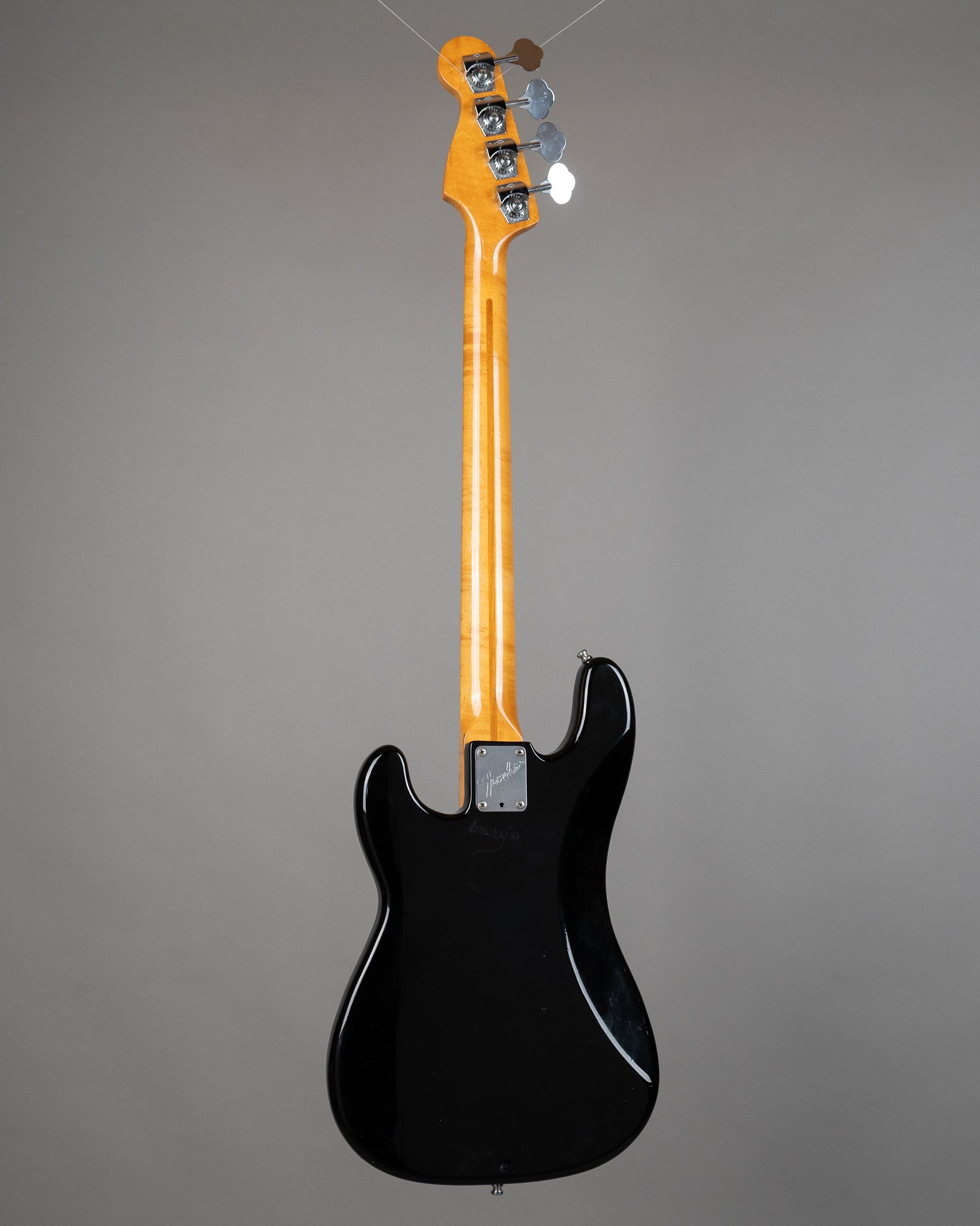 1983 Fender Fullerton Factory Standard Precision Bass (USA, Black, OHSC)