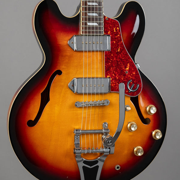 1998 Epiphone Casino (Korea, Vintage Sunburst, Bigsby Style Tremolo)
