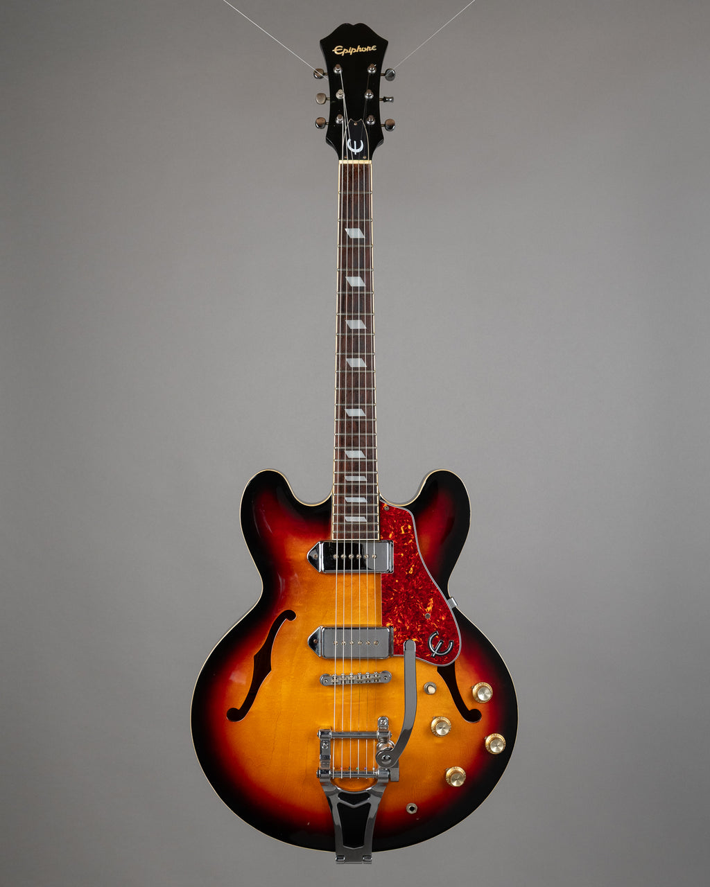 1998 Epiphone Casino (Korea, Vintage Sunburst, Bigsby Style Tremolo)
