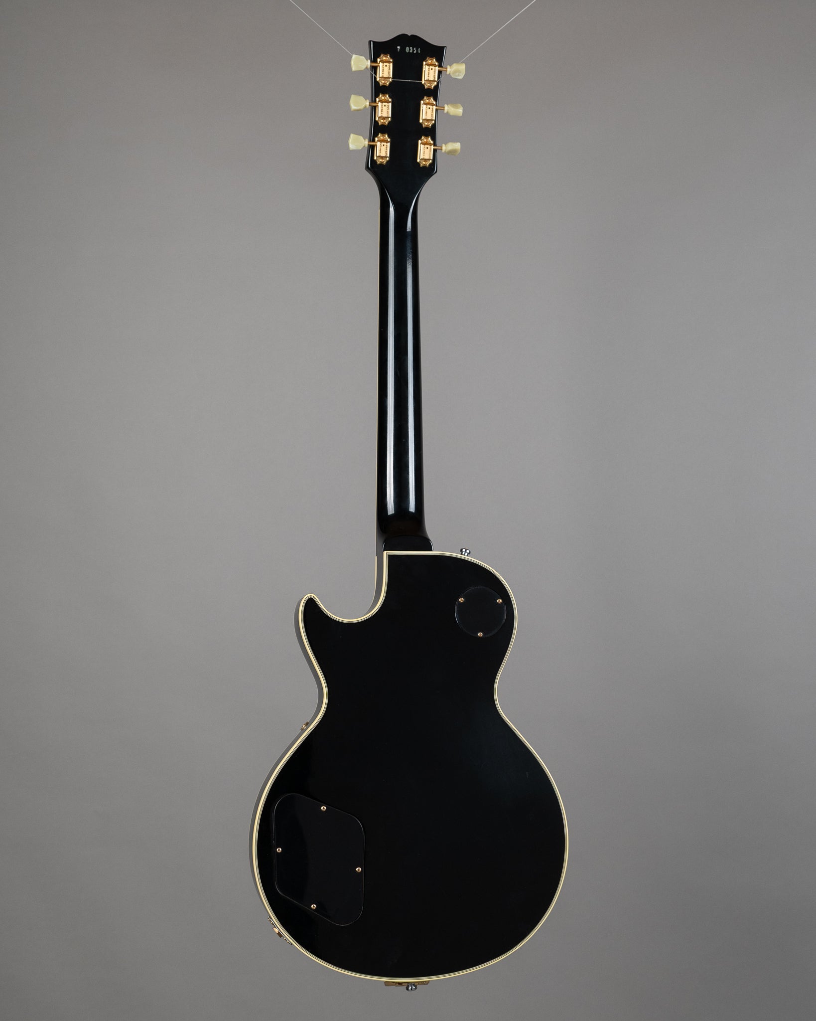 2008 Gibson '57 Custom Shop Les Paul Custom (USA, Black, OHSC)
