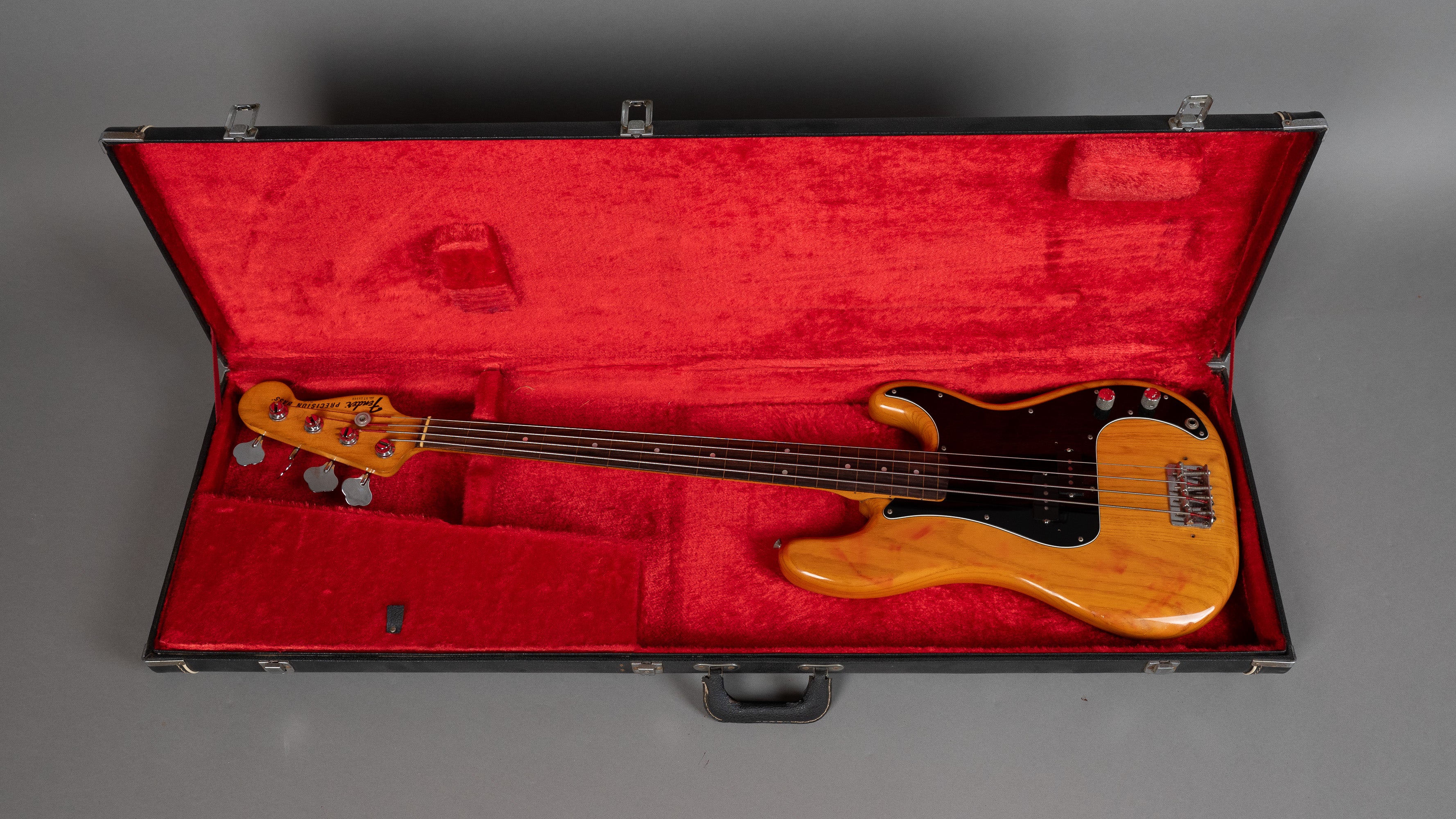 1977 Fender Fretless Precision Bass (USA, Natural, HSC)