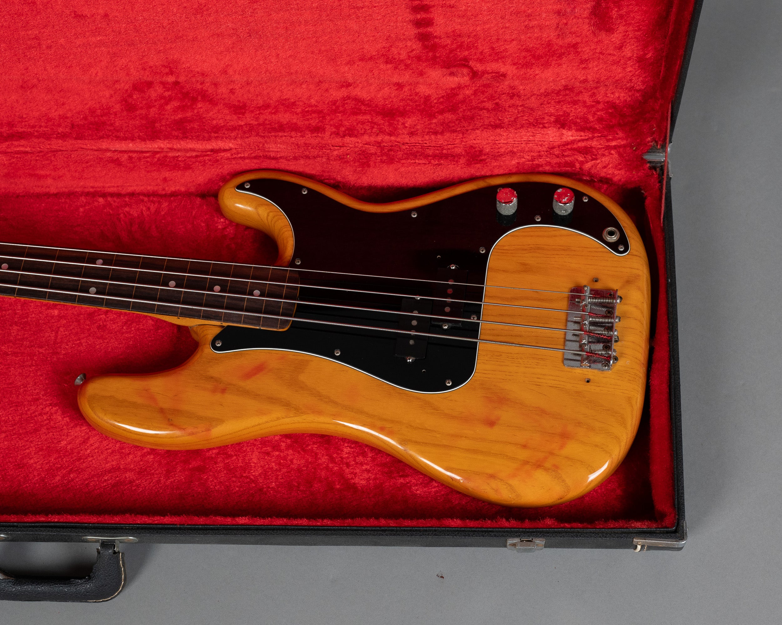 1977 Fender Fretless Precision Bass (USA, Natural, HSC)