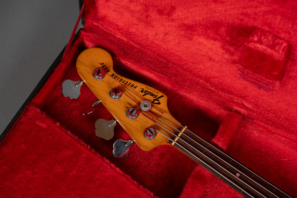 1977 Fender Fretless Precision Bass (USA, Natural, HSC)