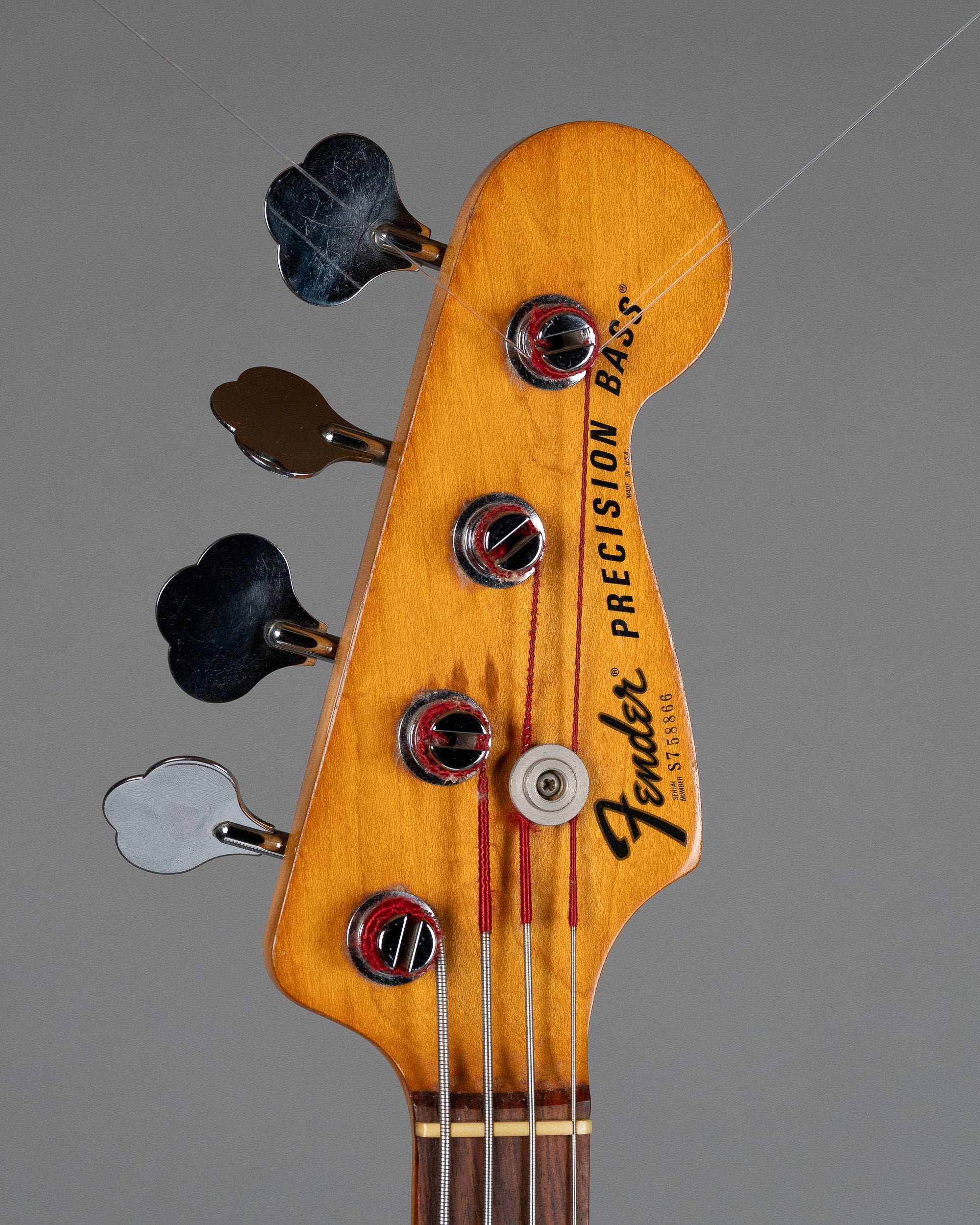 1977 Fender Fretless Precision Bass (USA, Natural, HSC)