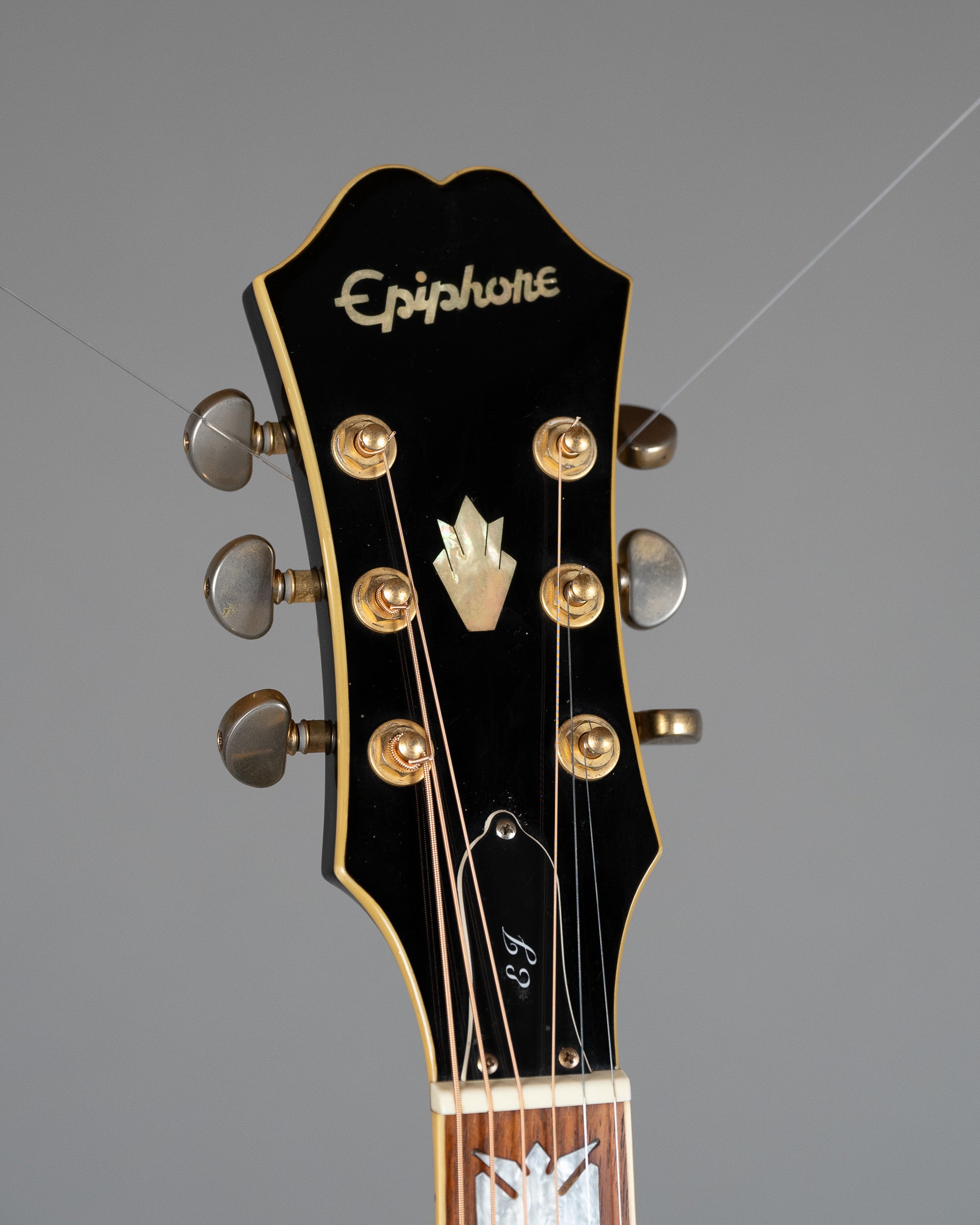 2005 Epiphone EJ-200BK (China, Black, OHSC)