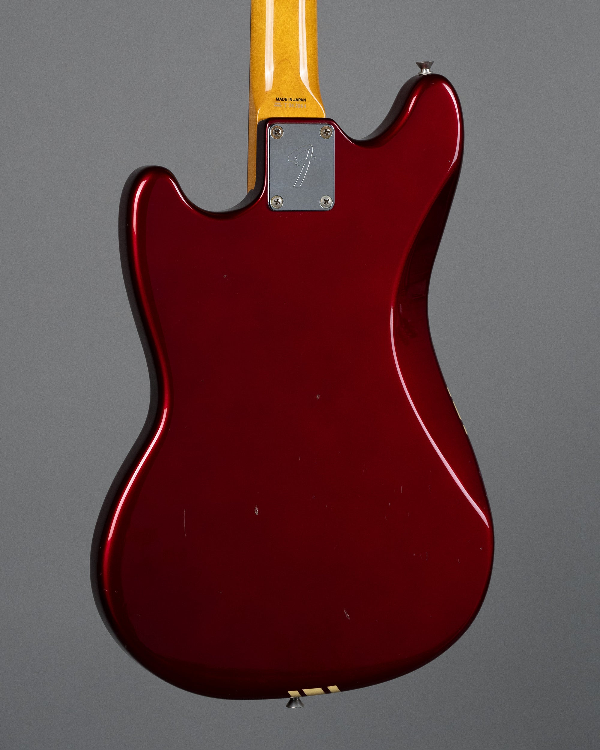 2010 Fender MG-69 Mustang Competition Stripe (Japan, Candy Apple Red)