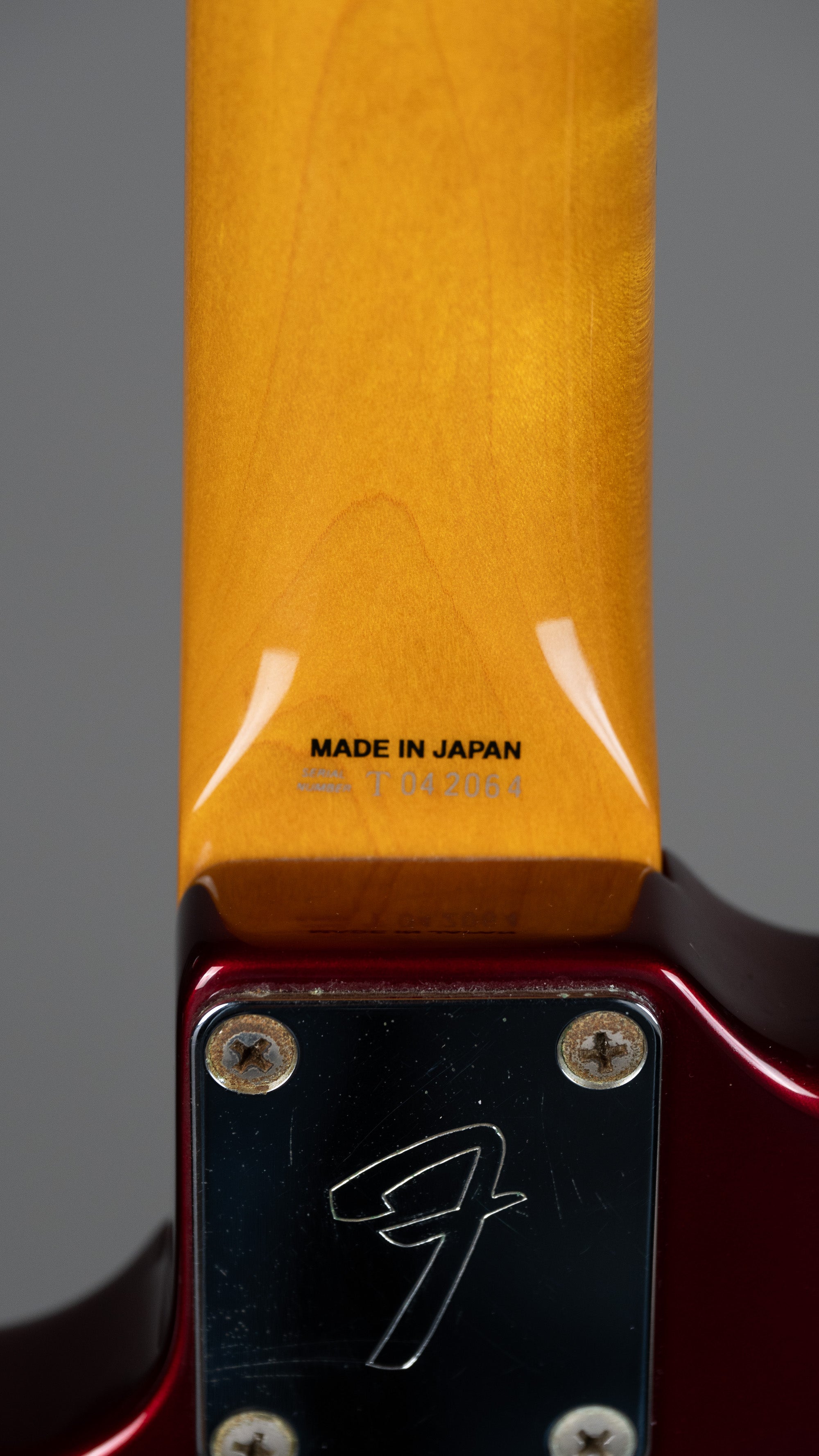 2010 Fender MG-69 Mustang Competition Stripe (Japan, Candy Apple Red)