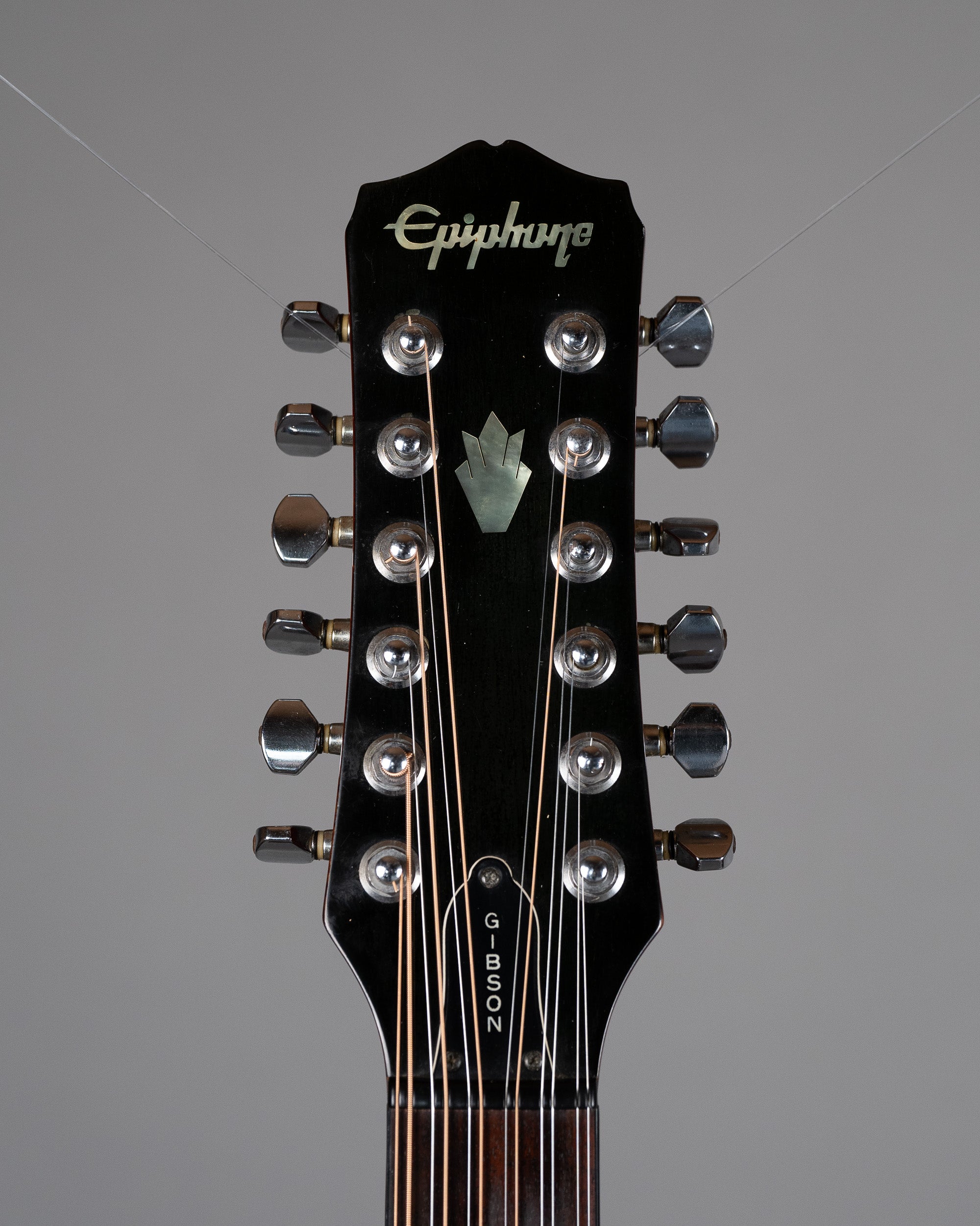 c1995 Epiphone PR35012E 12 String Dreadnought (Korea, Natural, Pickup)