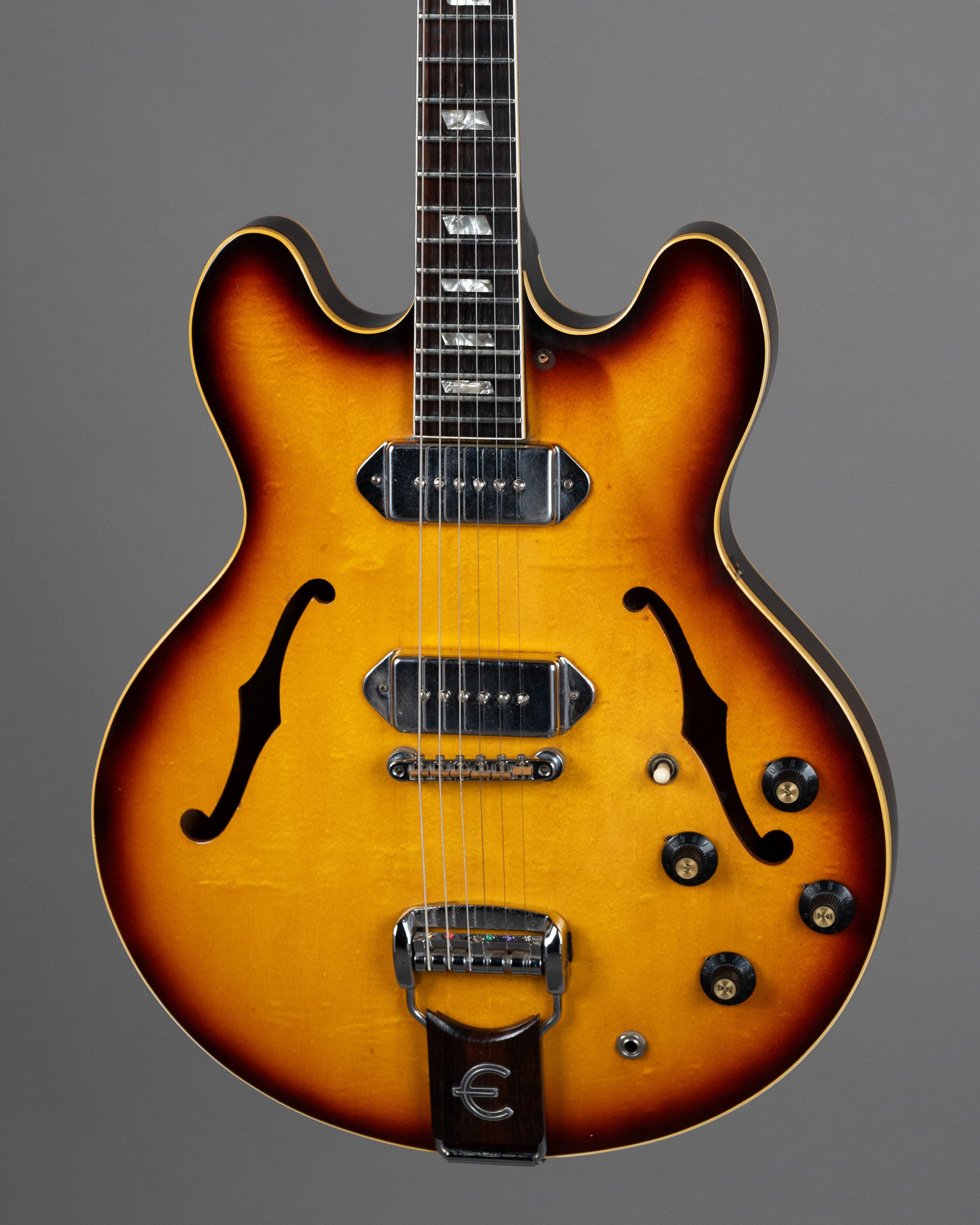 1967 Epiphone E230TD Casino (USA, Sunburst, HSC)