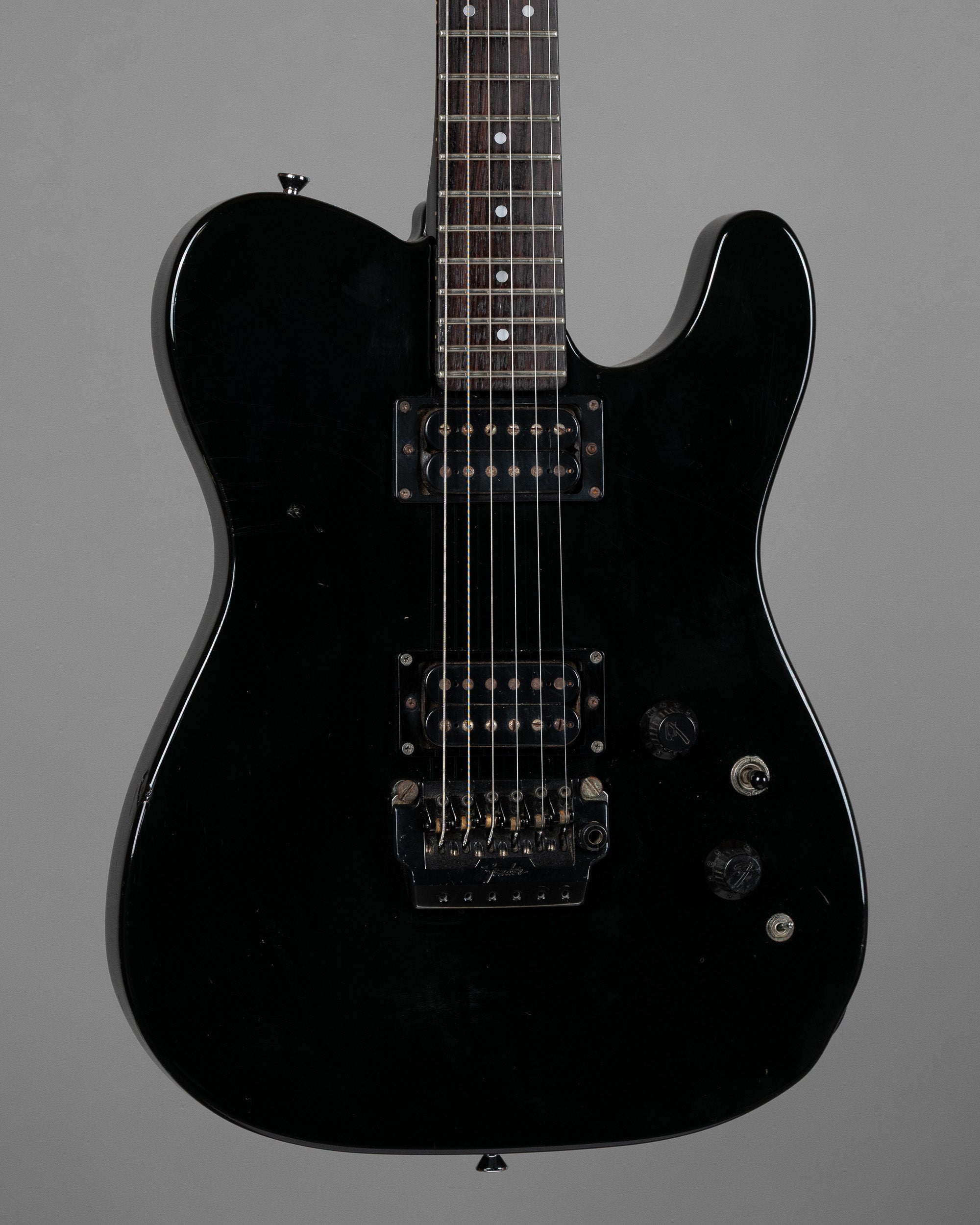 1985 Fender TL-555 Boxer Telecaster Black (Japan, Black, Gig Bag)