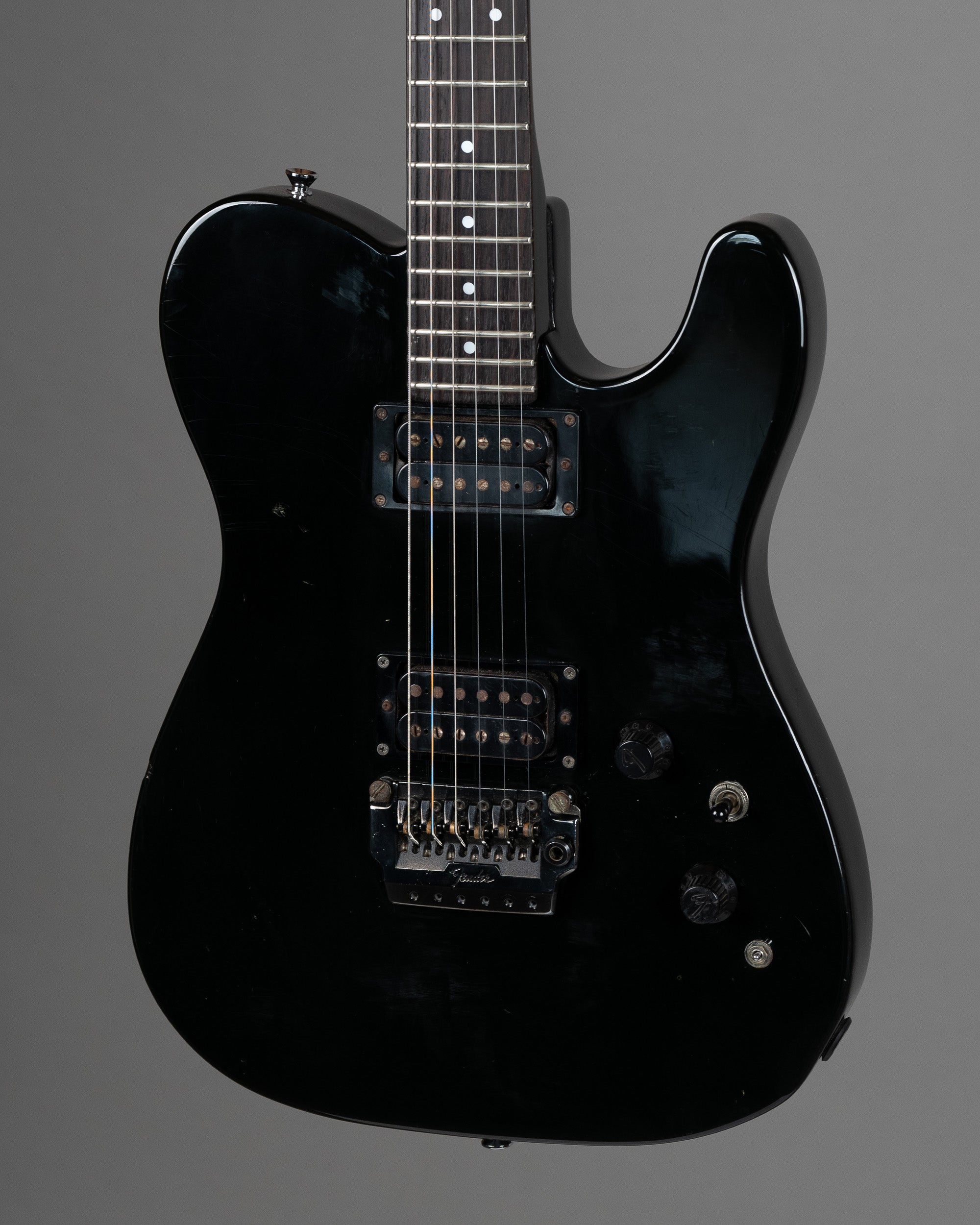 1985 Fender TL-555 Boxer Telecaster Black (Japan, Black, Gig Bag)