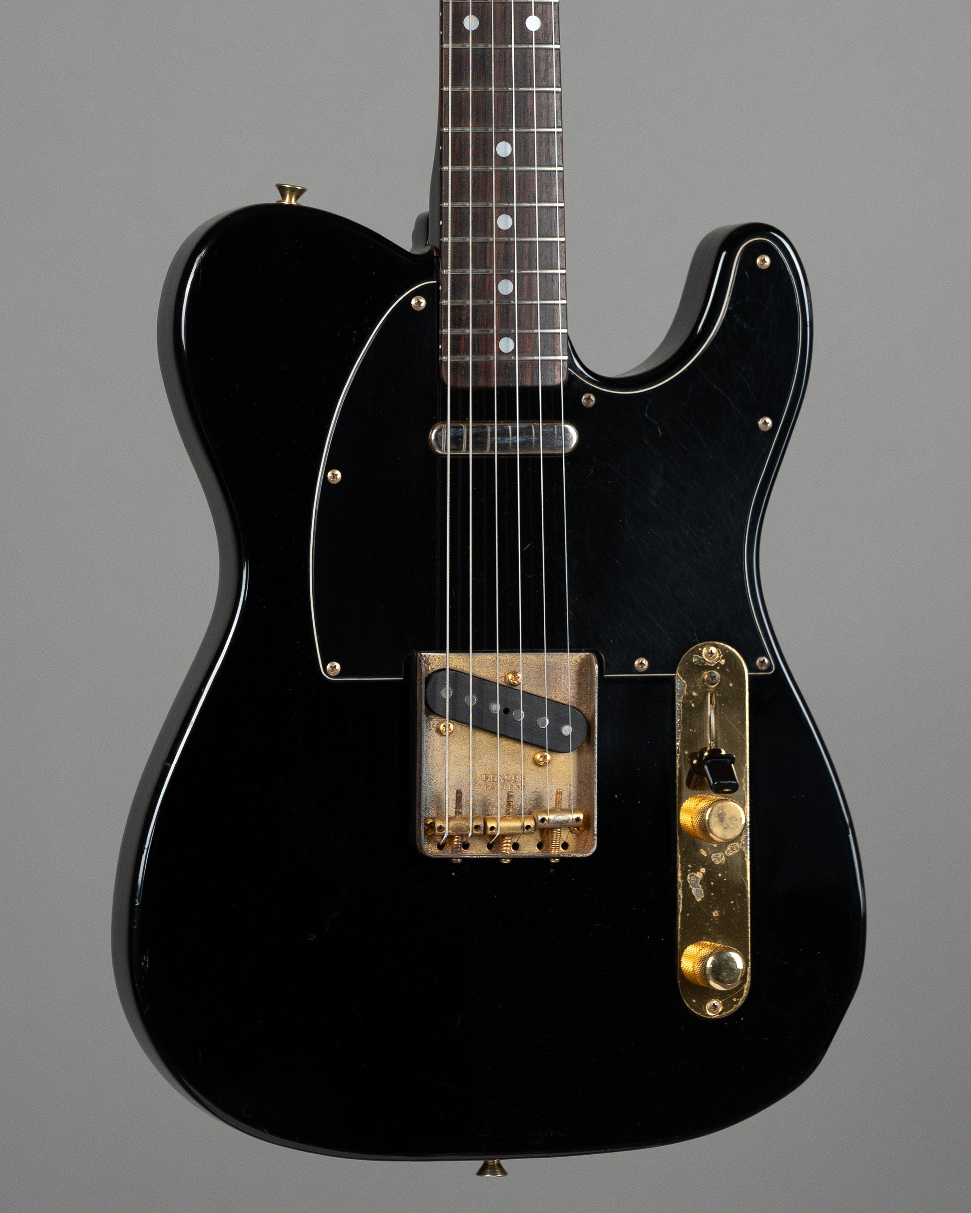 c1988 Fender Telecaster TLG60-80 (Japan, Black w/ Gold Hardware, Gig Bag)