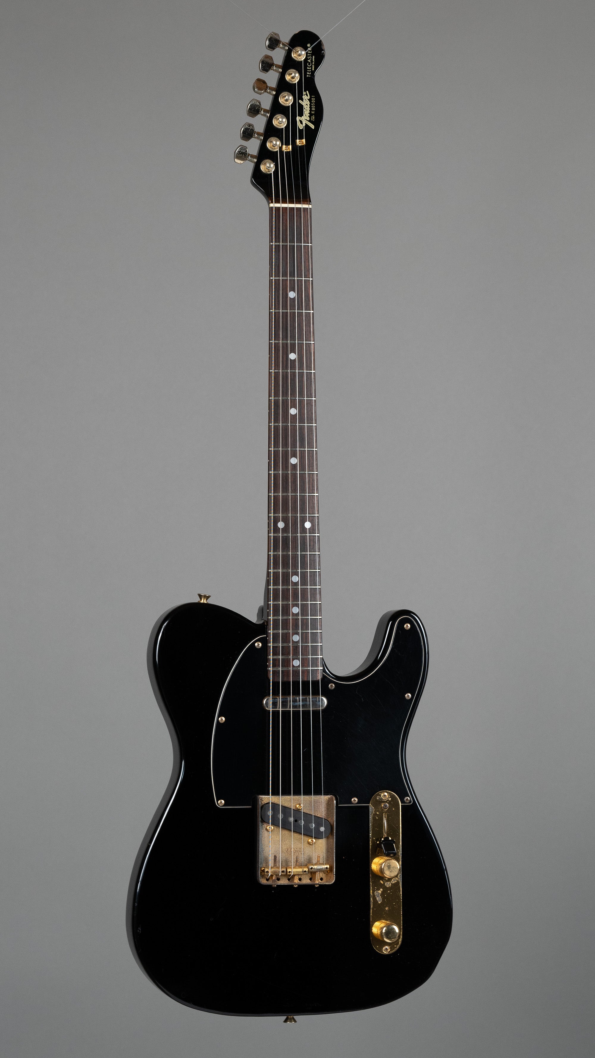 c1988 Fender Telecaster TLG60-80 (Japan, Black w/ Gold Hardware, Gig Bag)