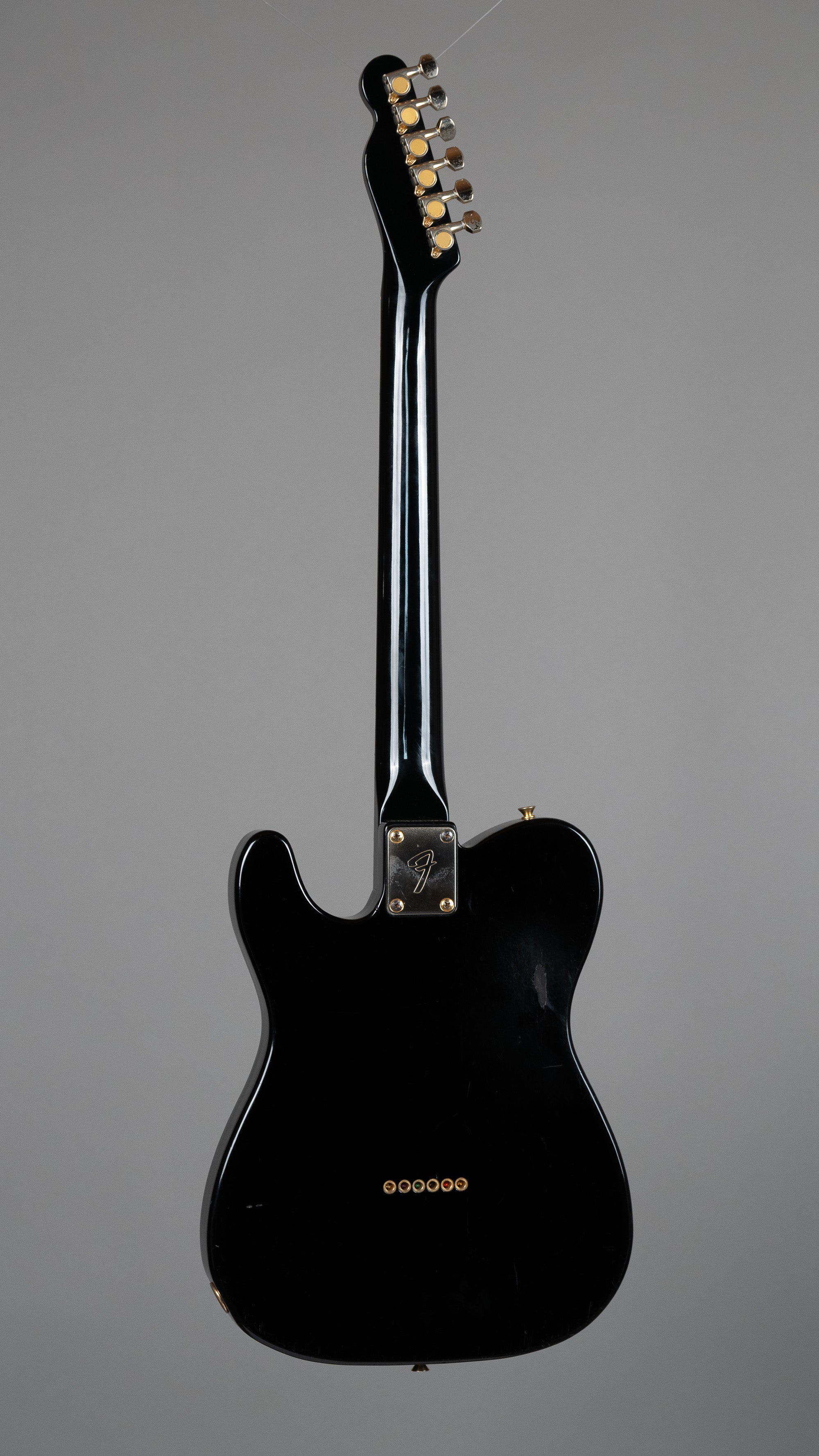 c1988 Fender Telecaster TLG60-80 (Japan, Black w/ Gold Hardware, Gig Bag)