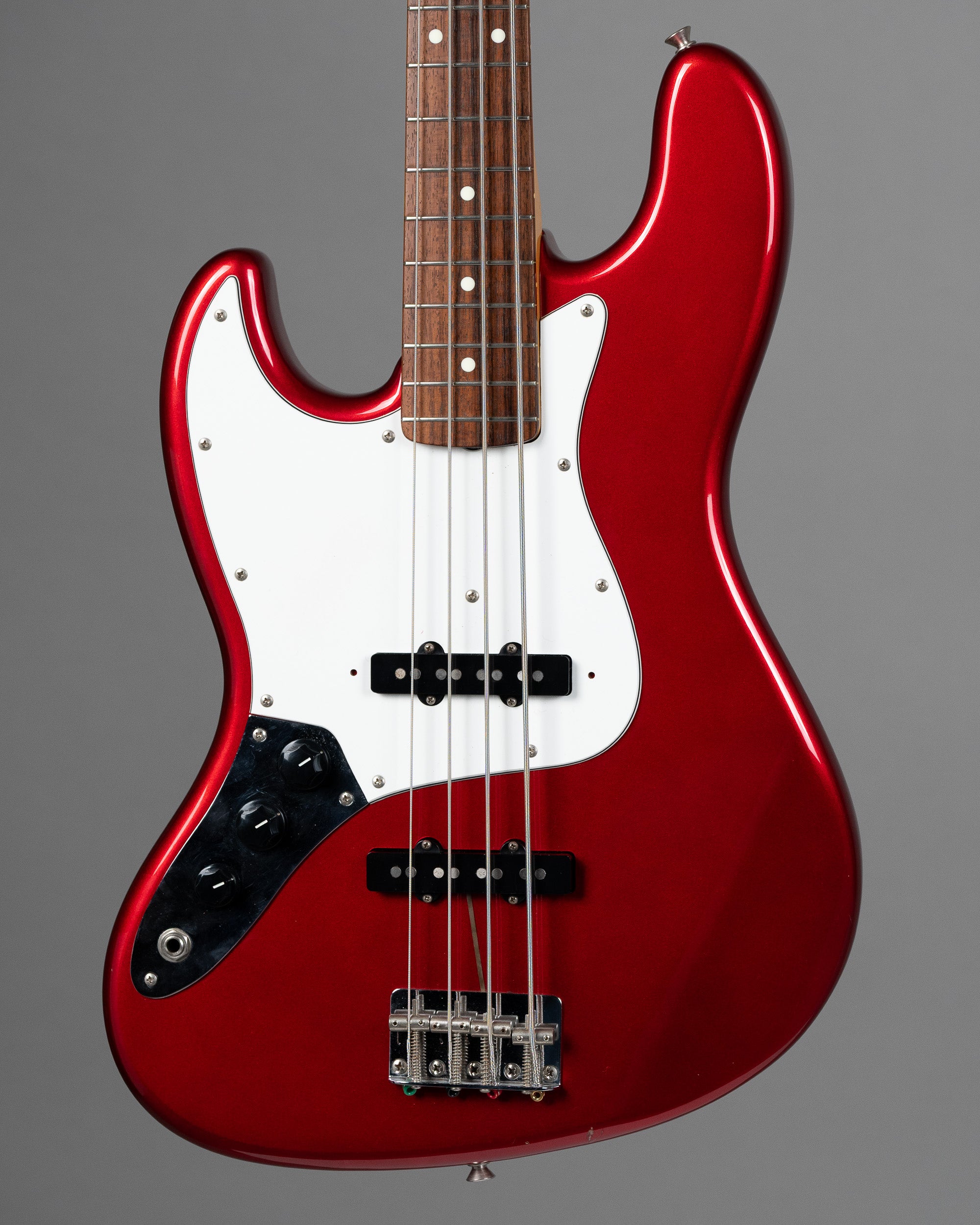 1987 Fender JB-62 Jazz Bass (Japan,  Left Handed , Candy Apple Red, Fender HSC)