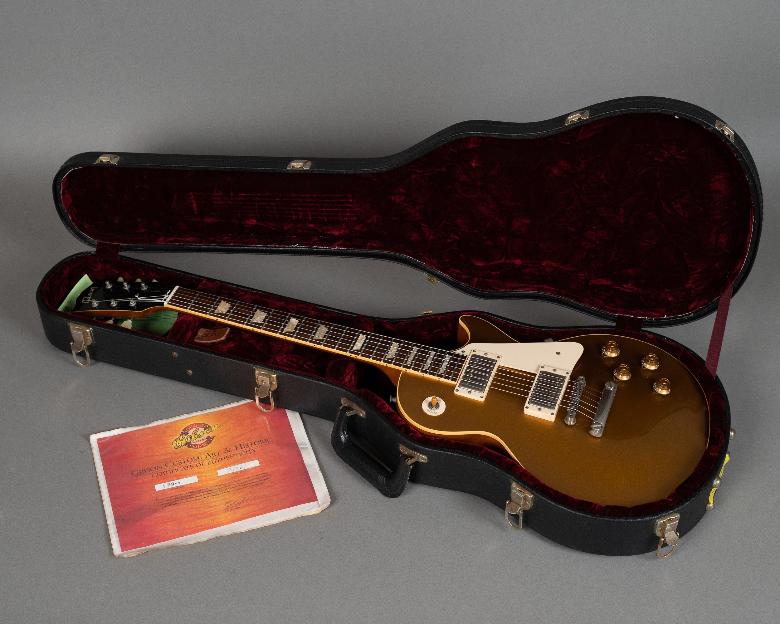 2003 Gibson R7 Custom Shop Les Paul Historic VOS (USA, Goldtop, OHSC)