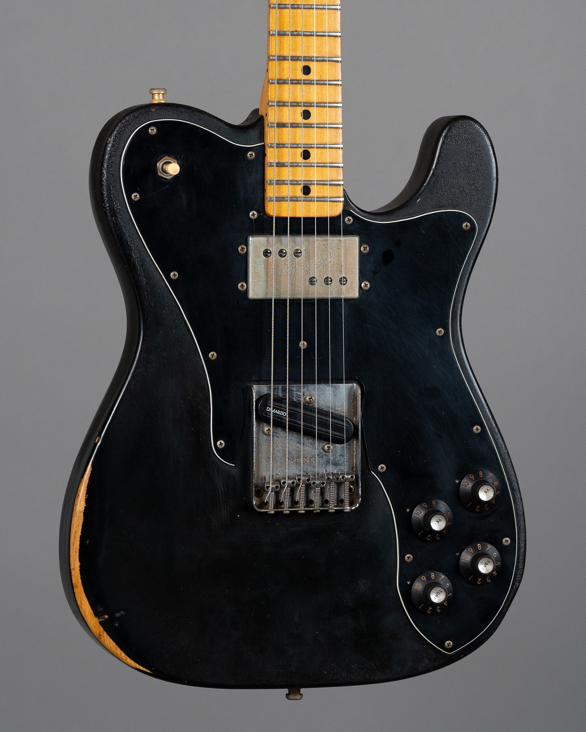 1976 Fender Telecaster Custom (USA, Black, Fender HSC)