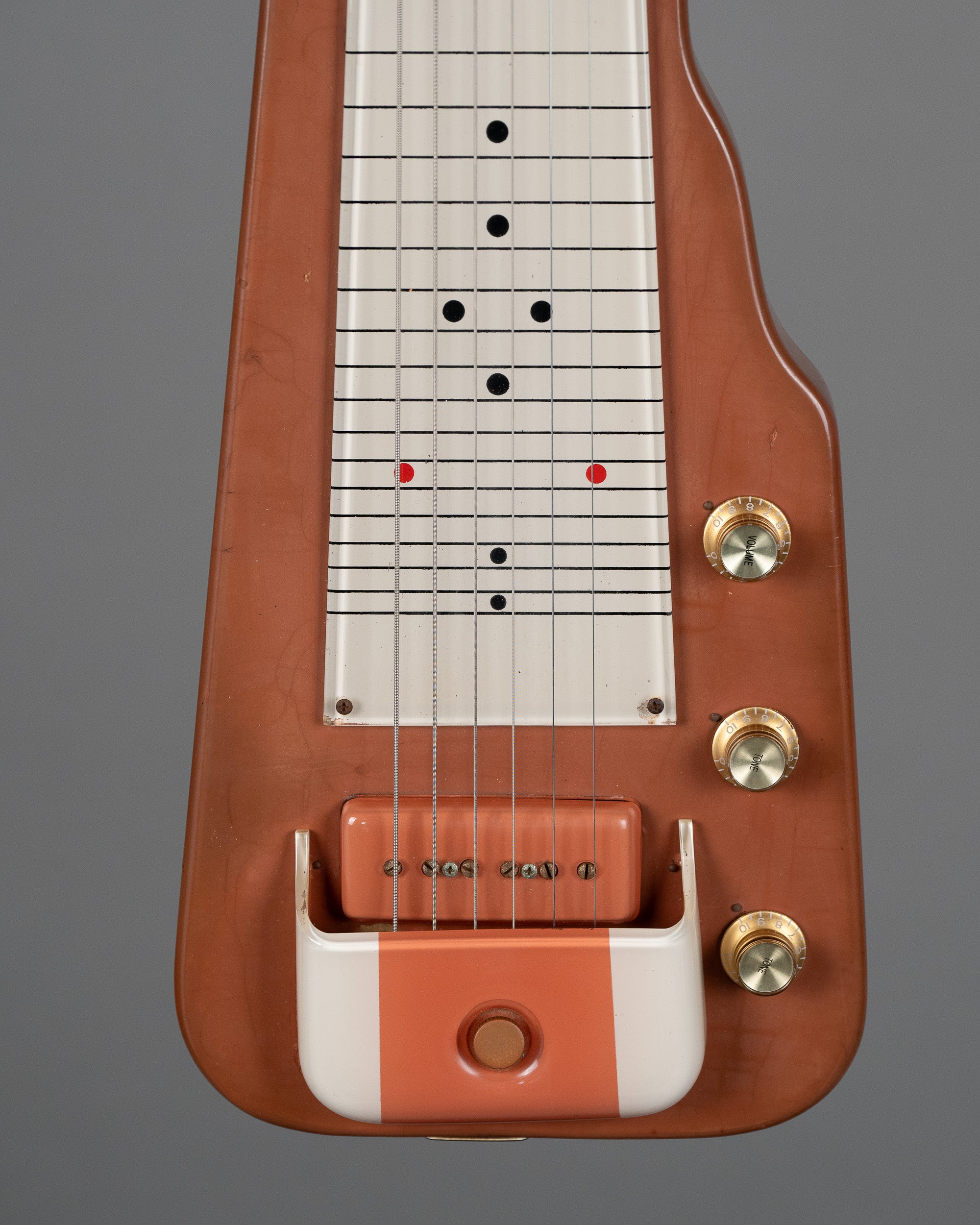 c1950s Gibson Century 6 Lap Steel (USA, Bittersweet, HSC)