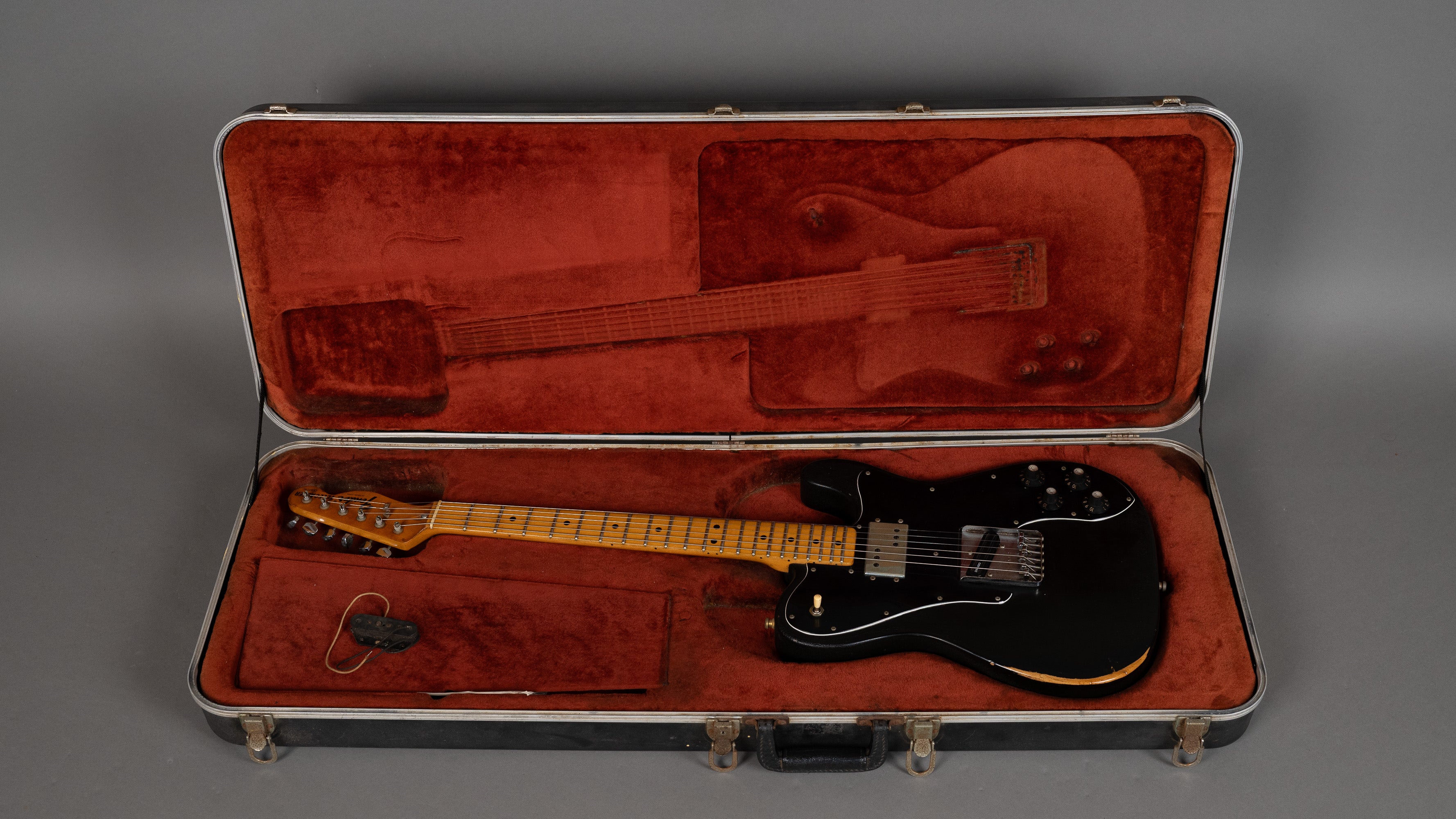 1976 Fender Telecaster Custom (USA, Black, Fender HSC)