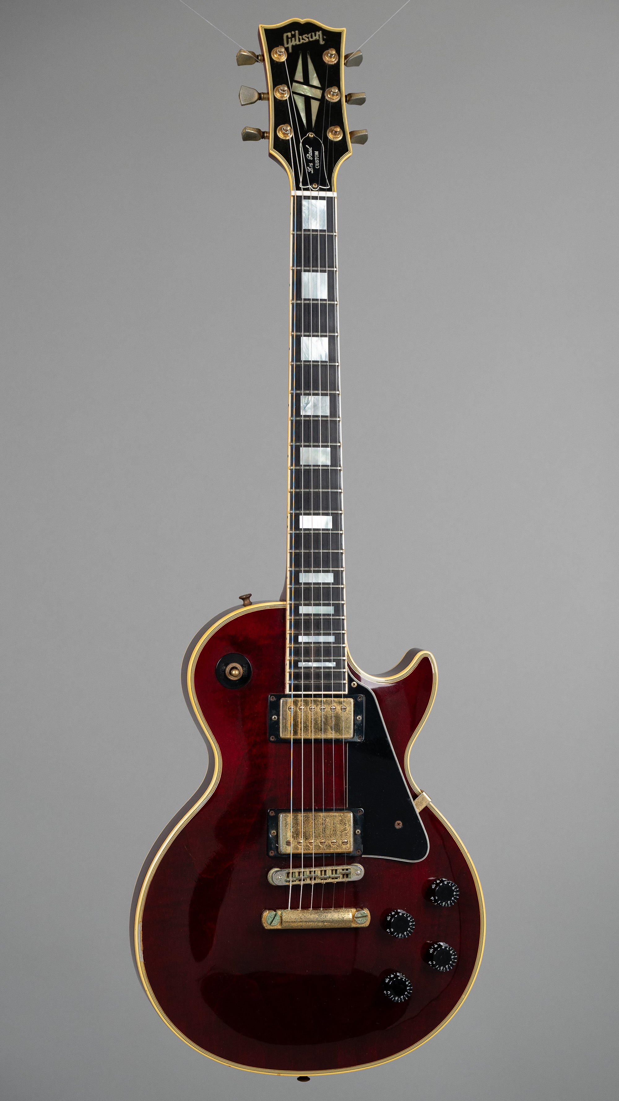2001 Gibson Les Paul Custom (USA, Wine Red, OHSC)