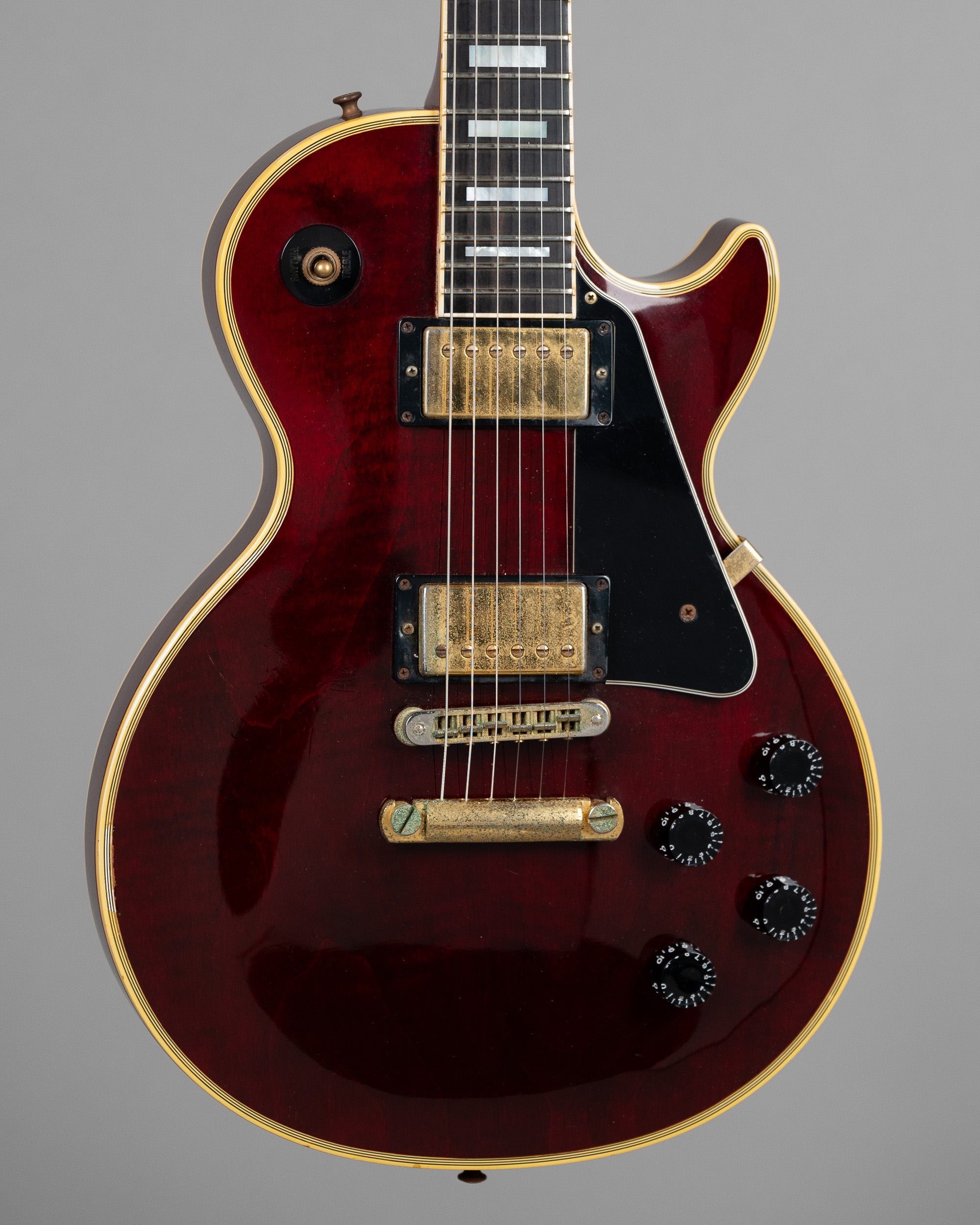 2001 Gibson Les Paul Custom (USA, Wine Red, OHSC)