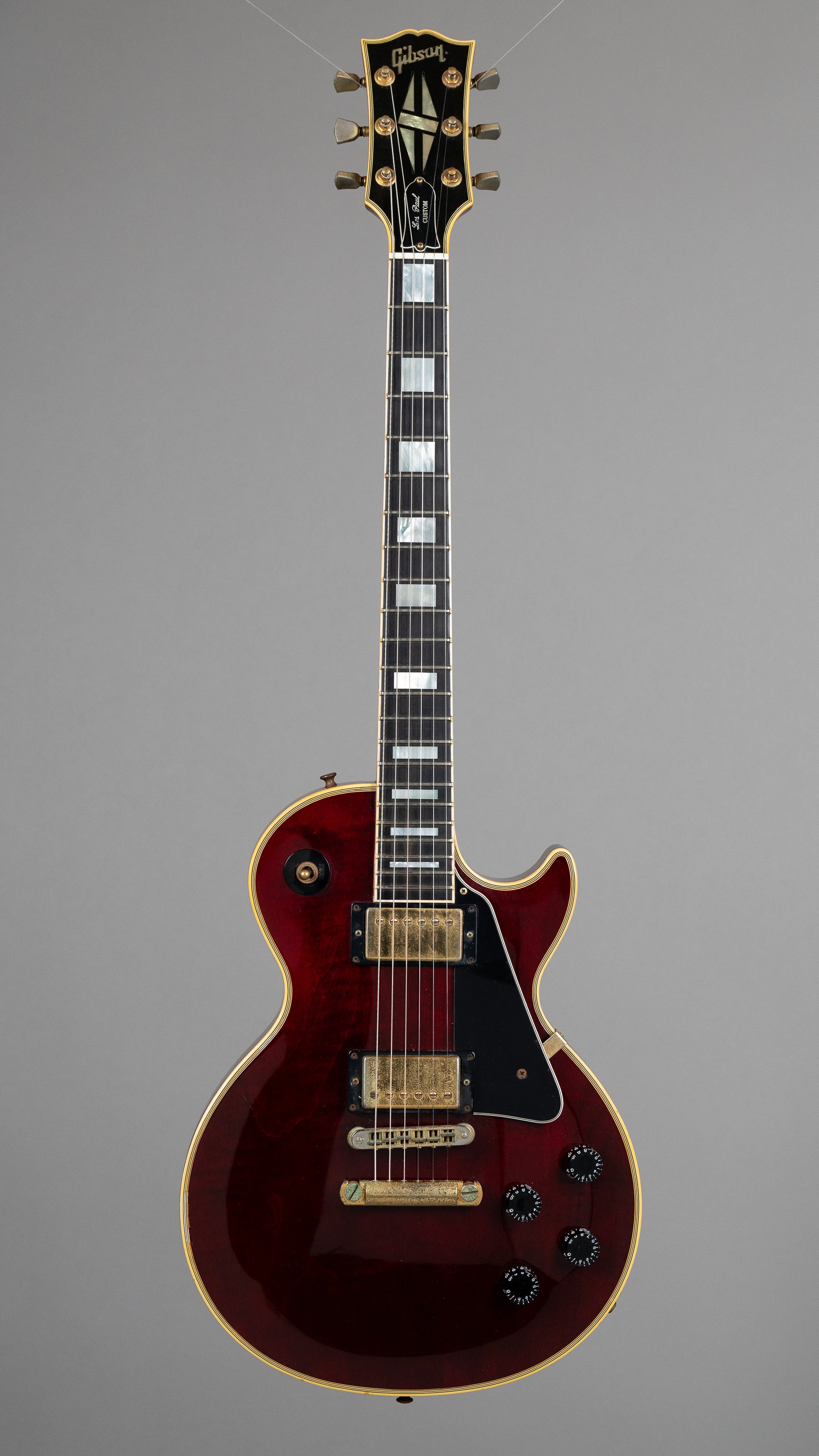 2001 Gibson Les Paul Custom (USA, Wine Red, OHSC)