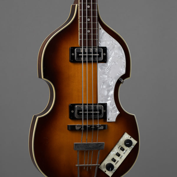 1978 Hofner 500/1 'Viola Bass' (Germany, Sunburst, Blade Pickups, OHSC