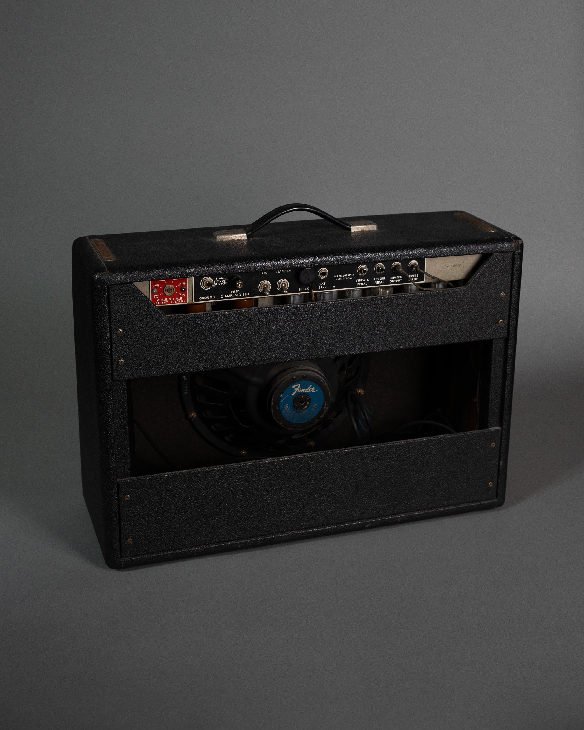 1967 Fender Deluxe Reverb (USA, Blackface, AB763 circuit, 240V)