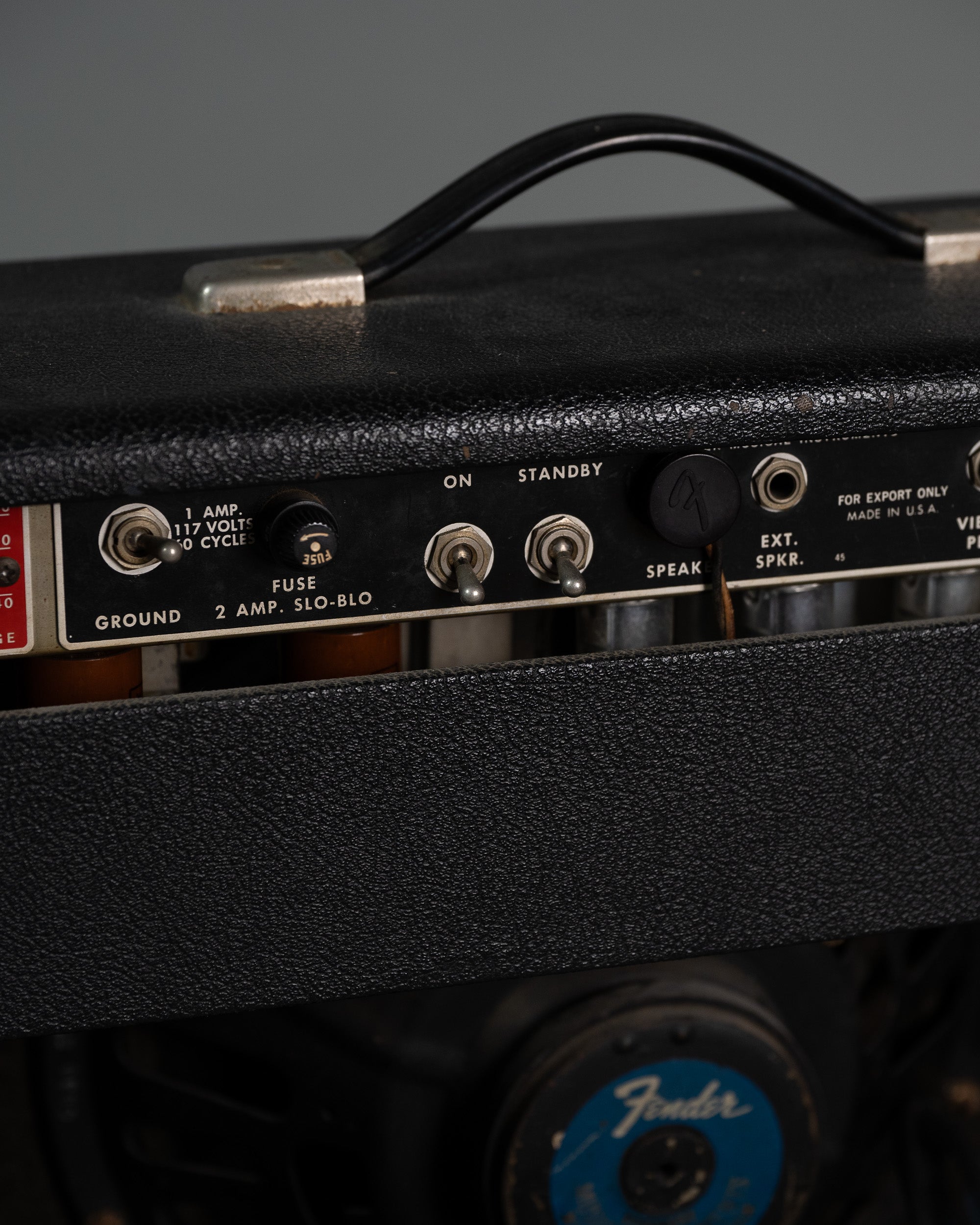 1967 Fender Deluxe Reverb (USA, Blackface, AB763 circuit, 240V)