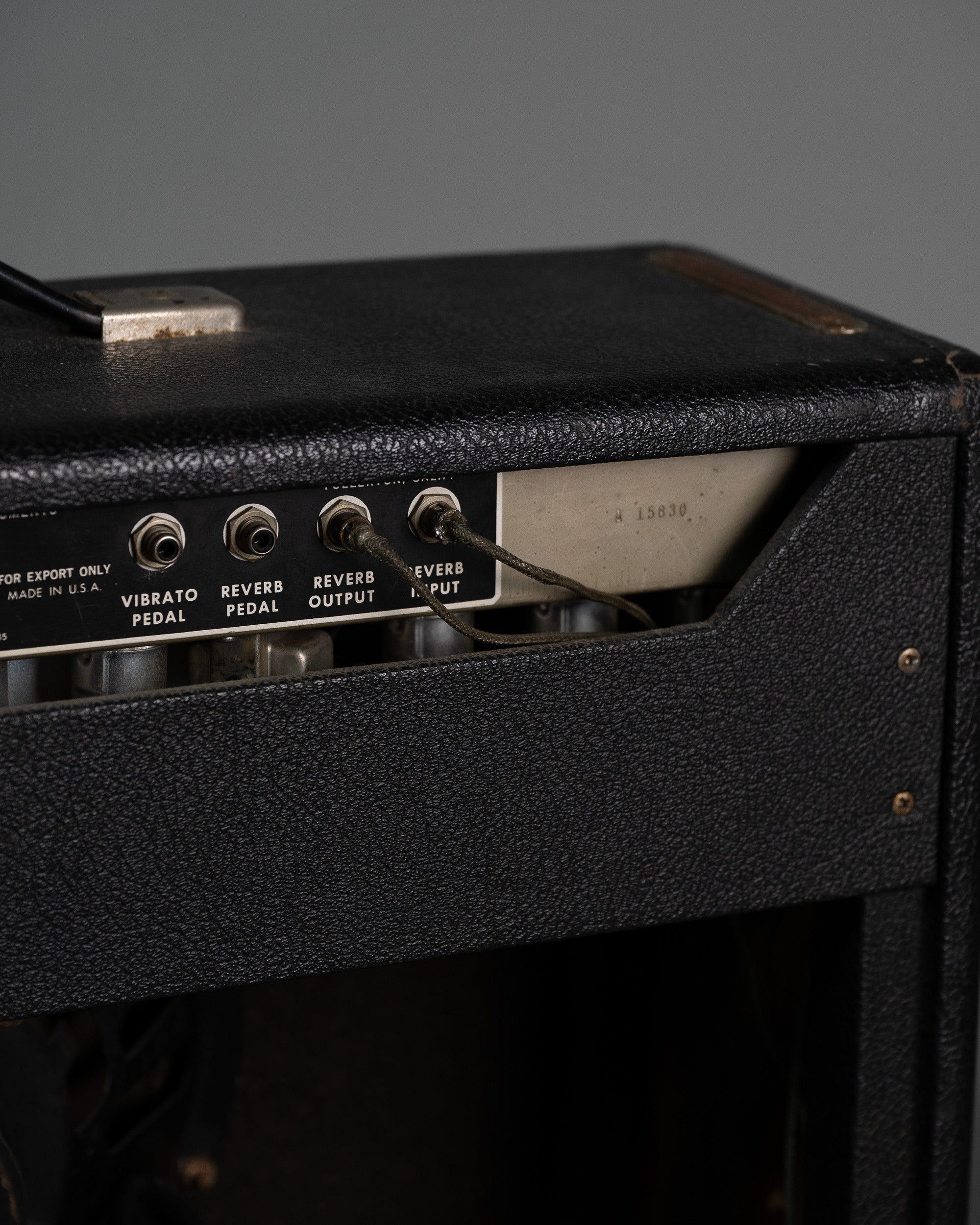 1967 Fender Deluxe Reverb (USA, Blackface, AB763 circuit, 240V)
