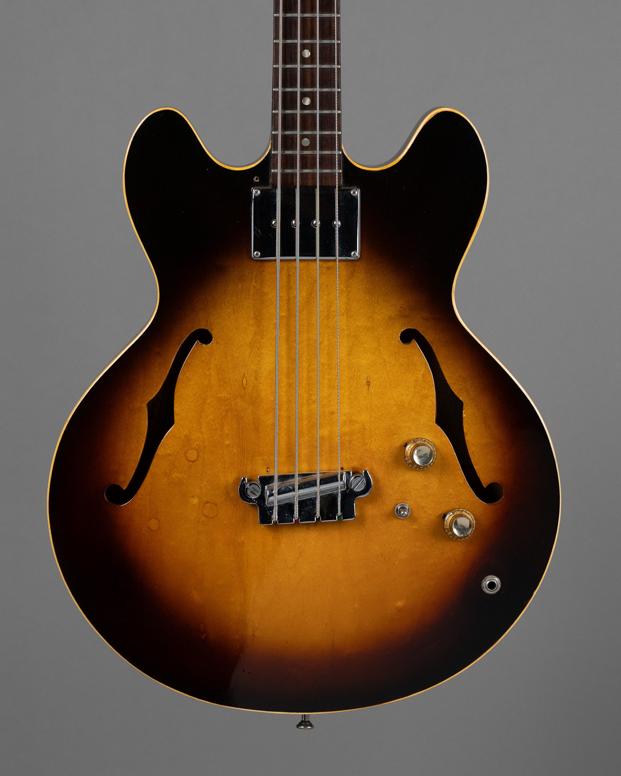 1966 Gibson EB-2 (USA, Sunburst, HSC)