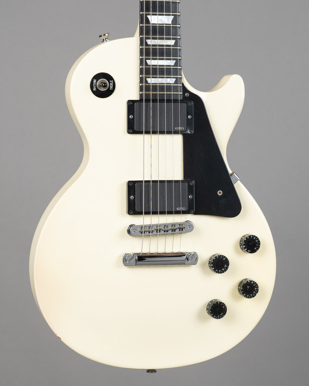 2007 Gibson Les Paul Studio (USA, EMG Pickups, White, OHSC)
