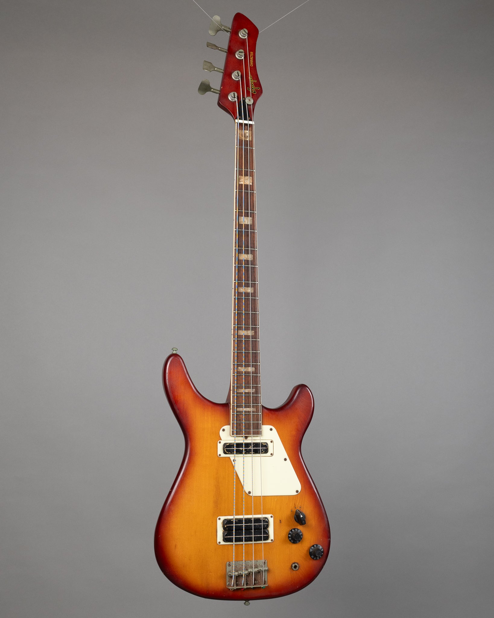 c1990s Guya (Guyatone) Character Bass (Japan, Sunburst)